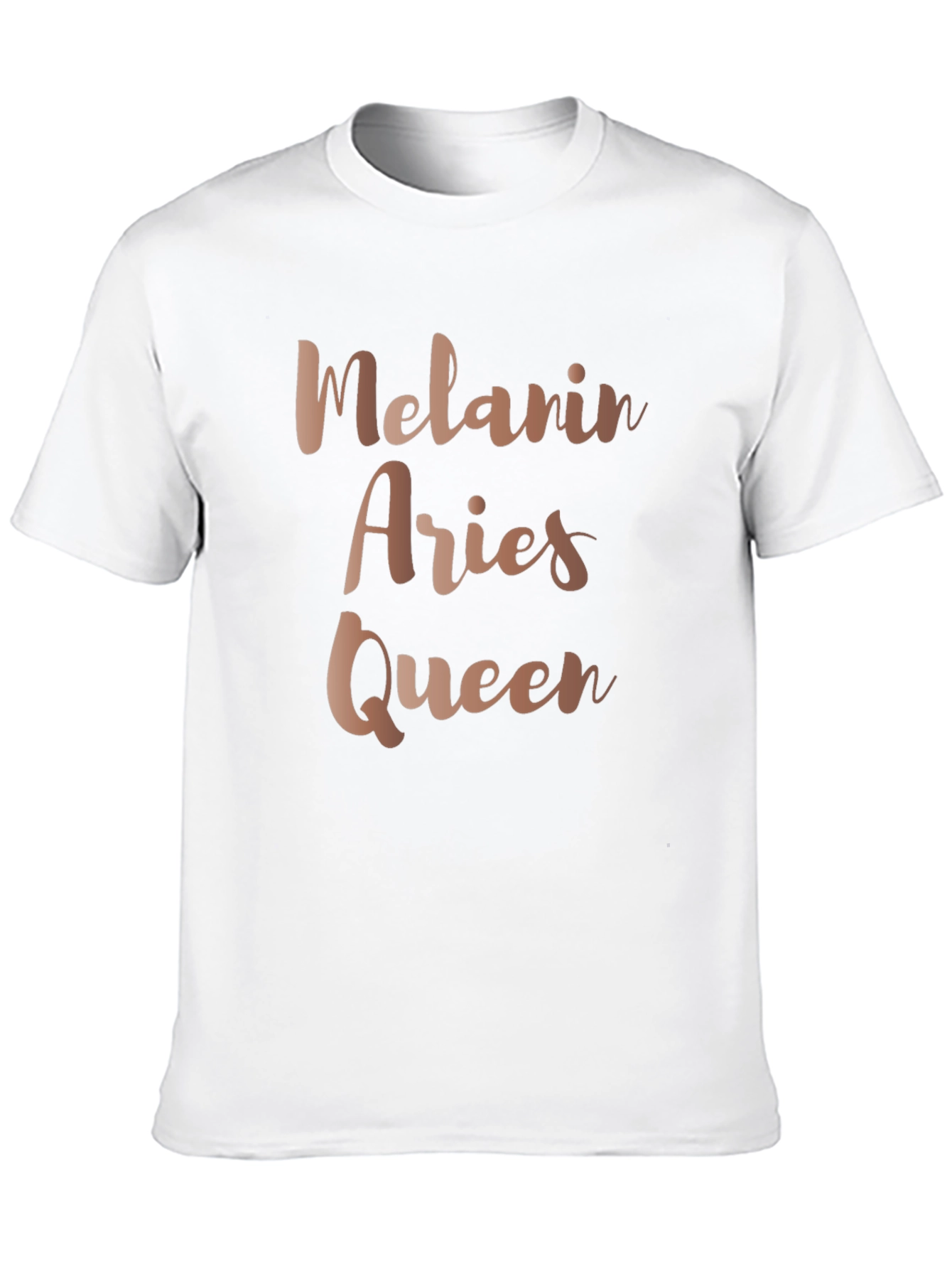 Melanin Aries Queen Black T-Shirt