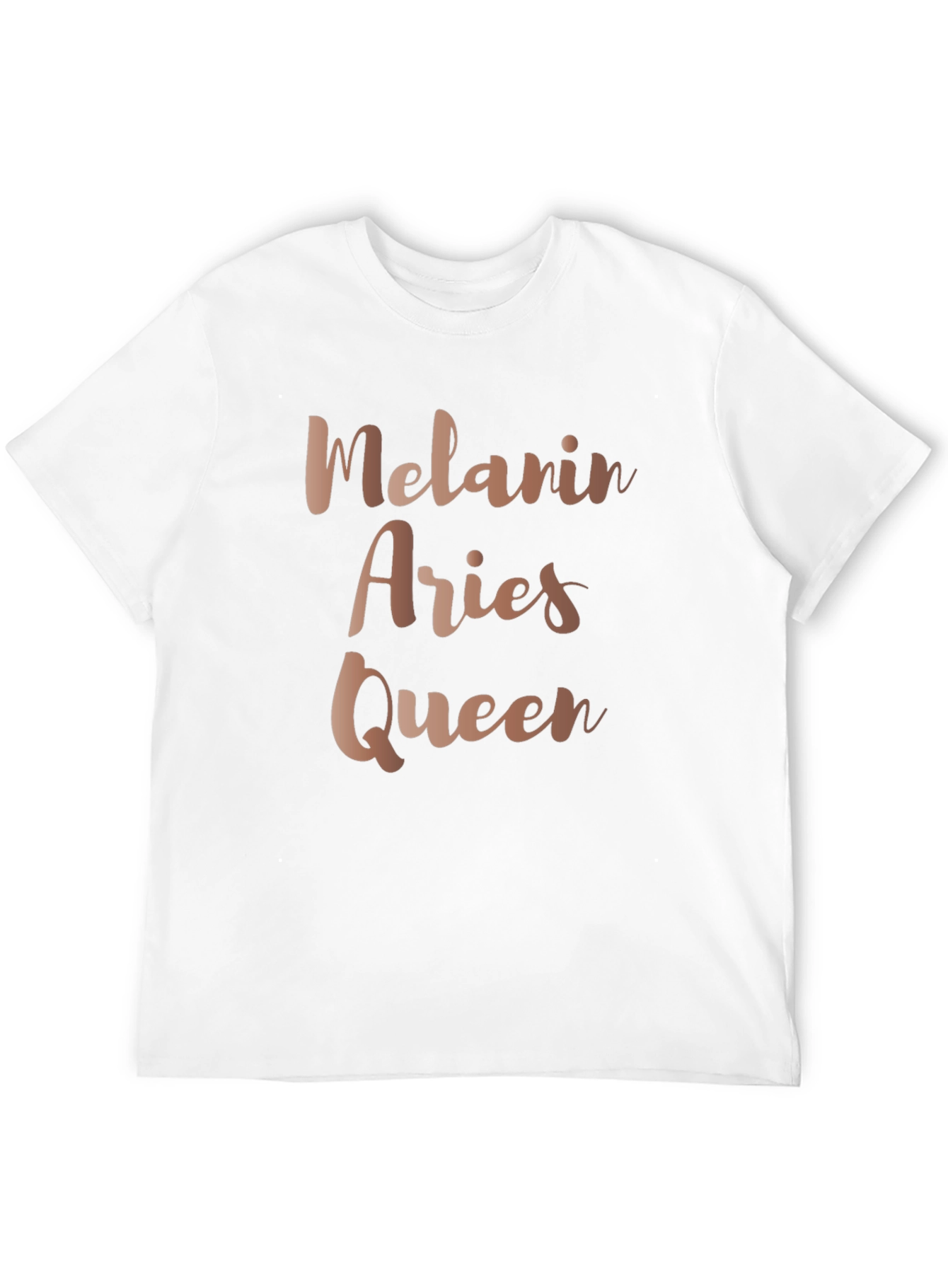Melanin Aries Queen Black T-Shirt