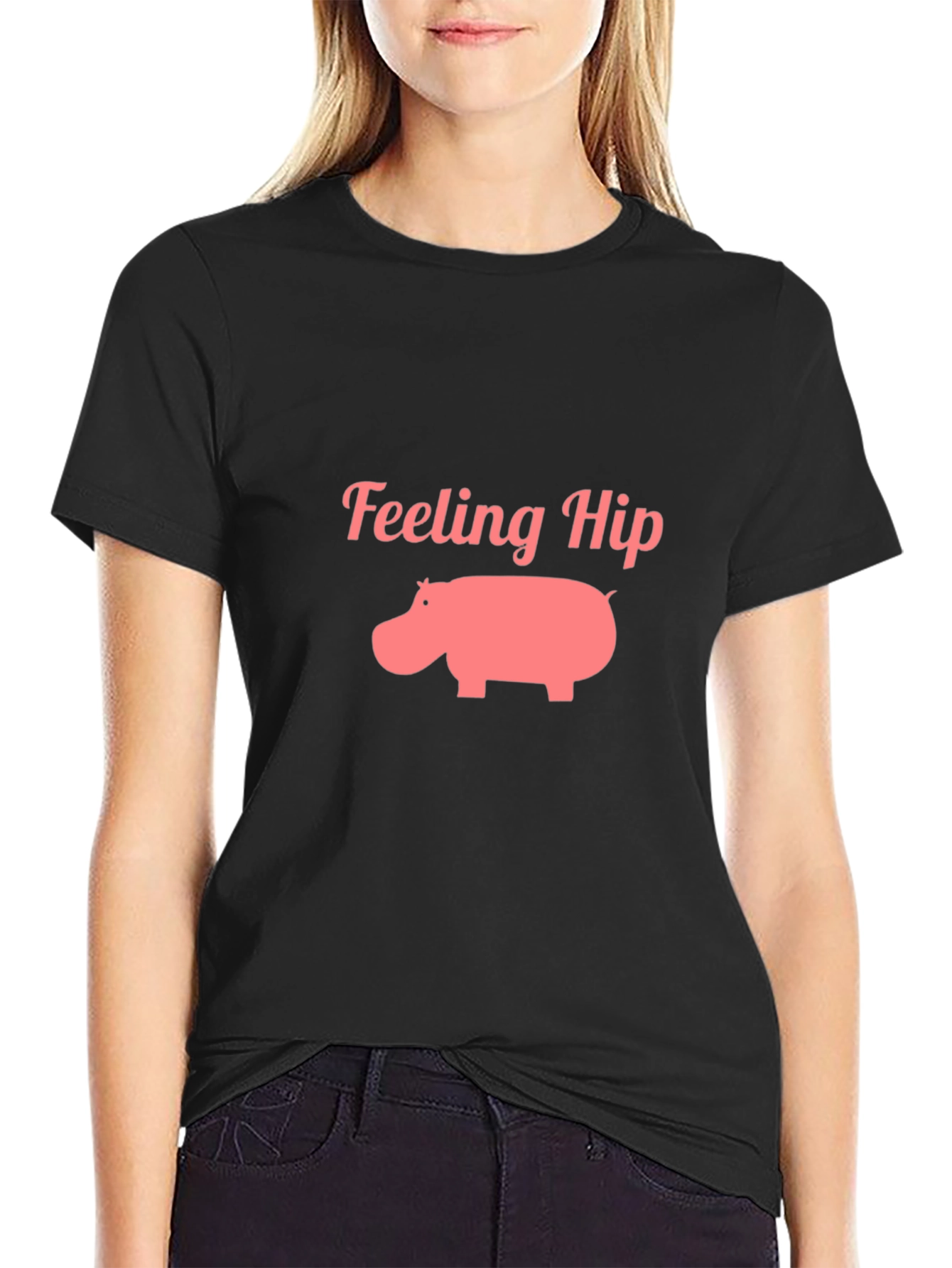 Feeling Hip Hippo Graphic Tee