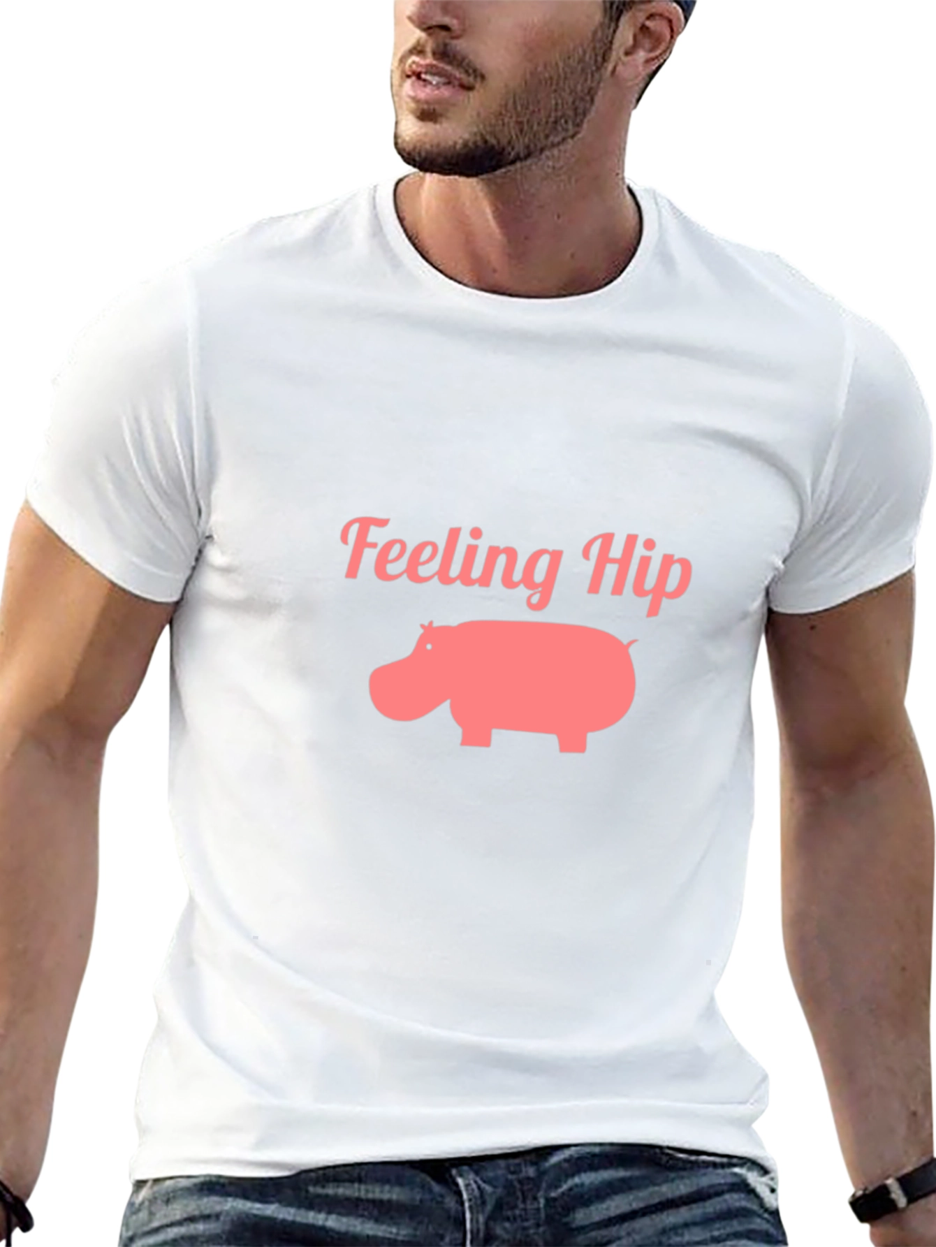 Feeling Hip Hippo Graphic Tee