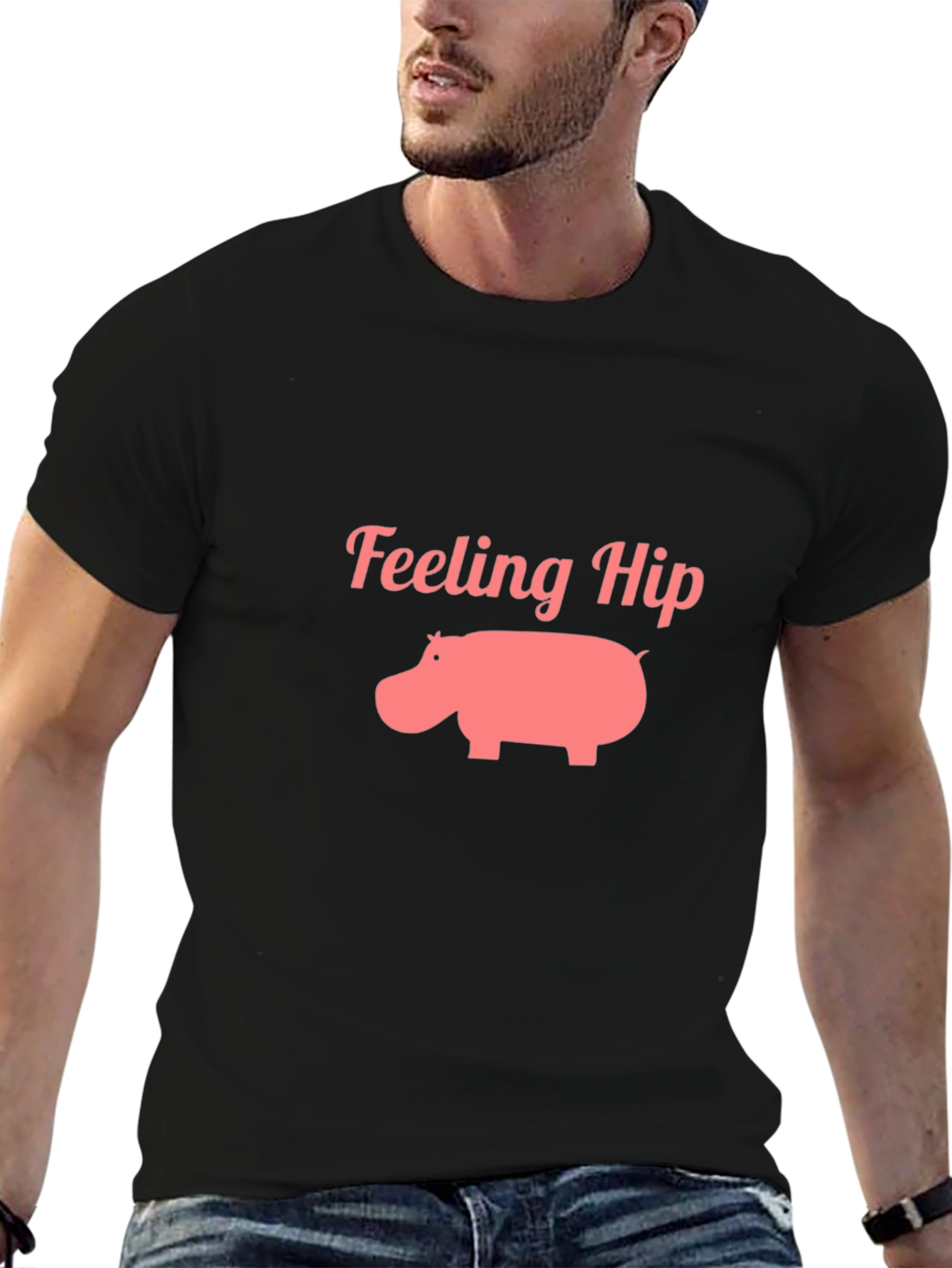 Feeling Hip Hippo Graphic Tee