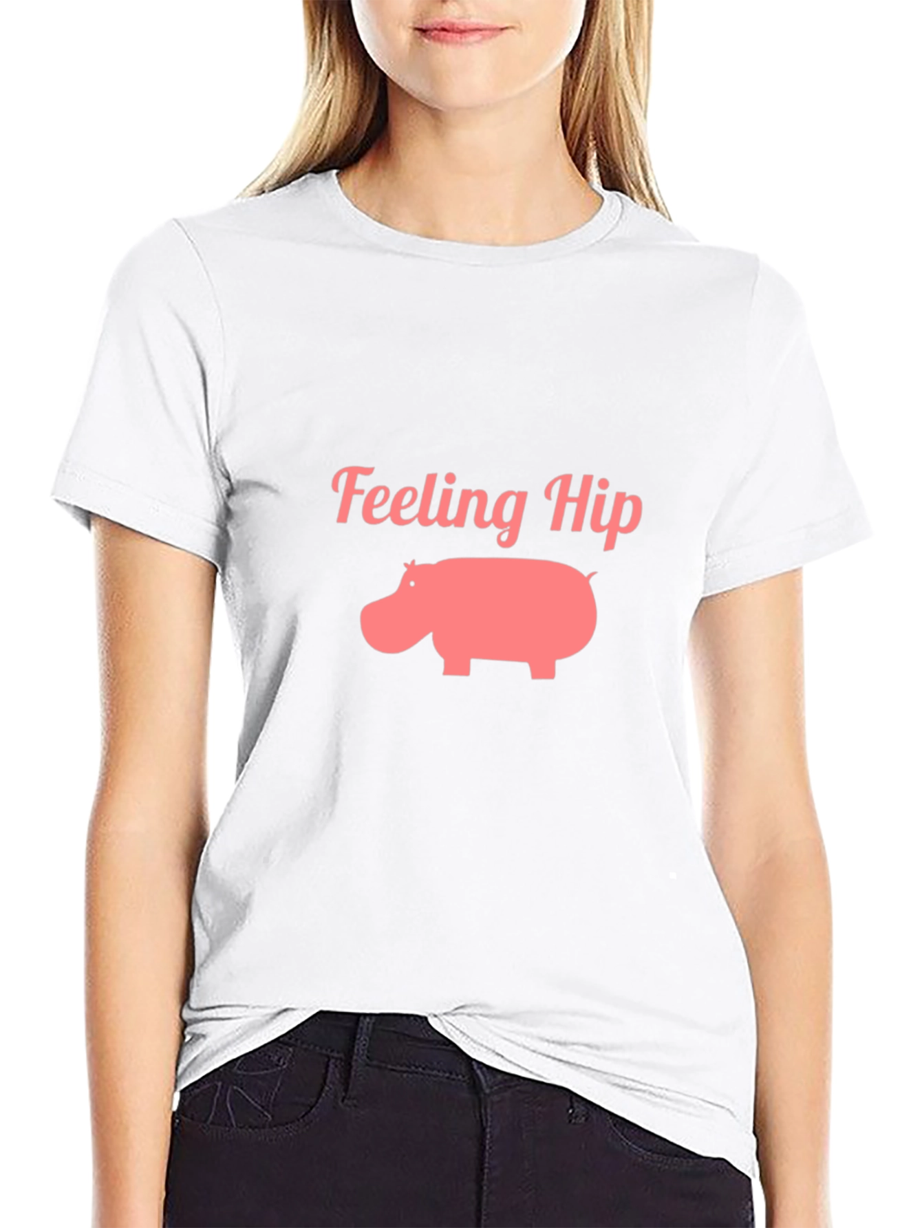 Feeling Hip Hippo Graphic Tee