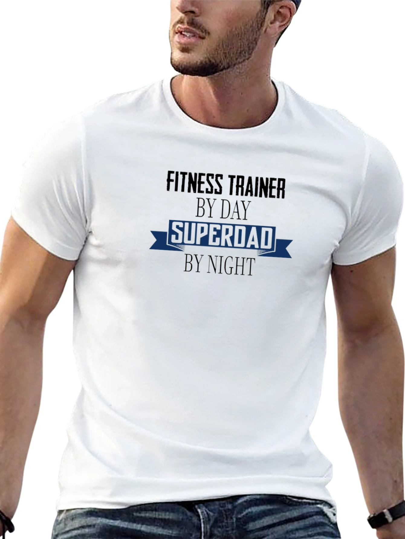 Fitness Trainer Superdad Graphic T-Shirt