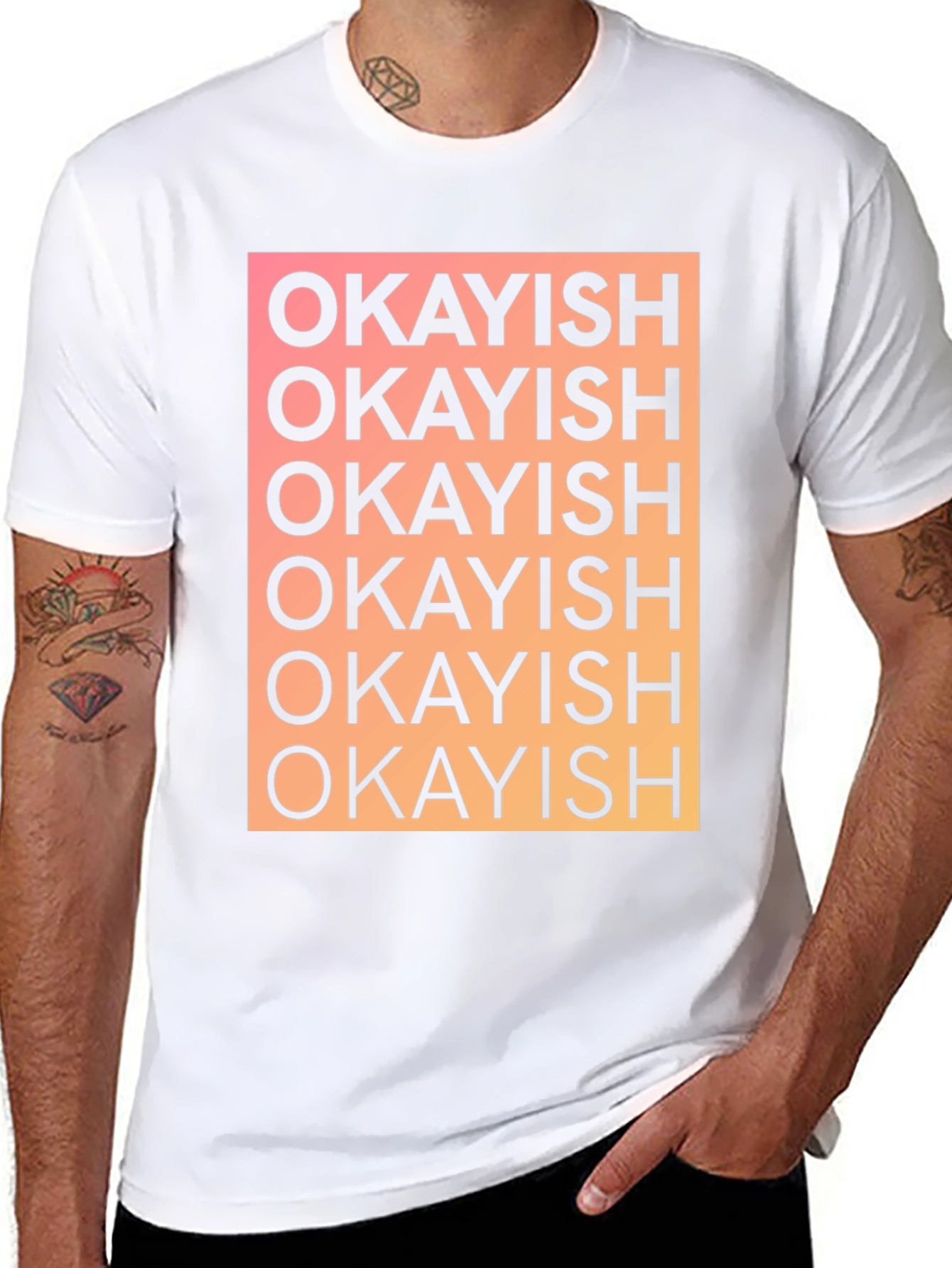 Okayish Graphic Print T-Shirt