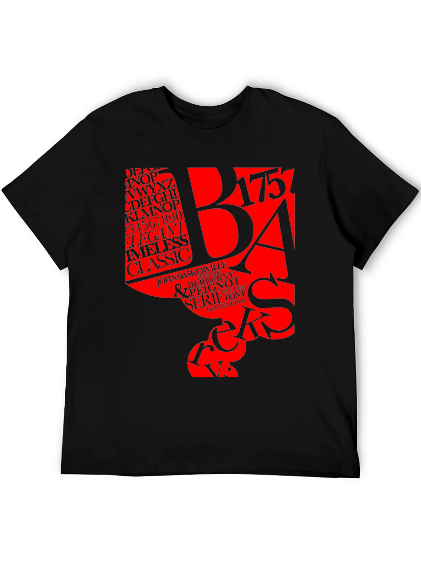 Typography T-Shirt: Designer Font Tee