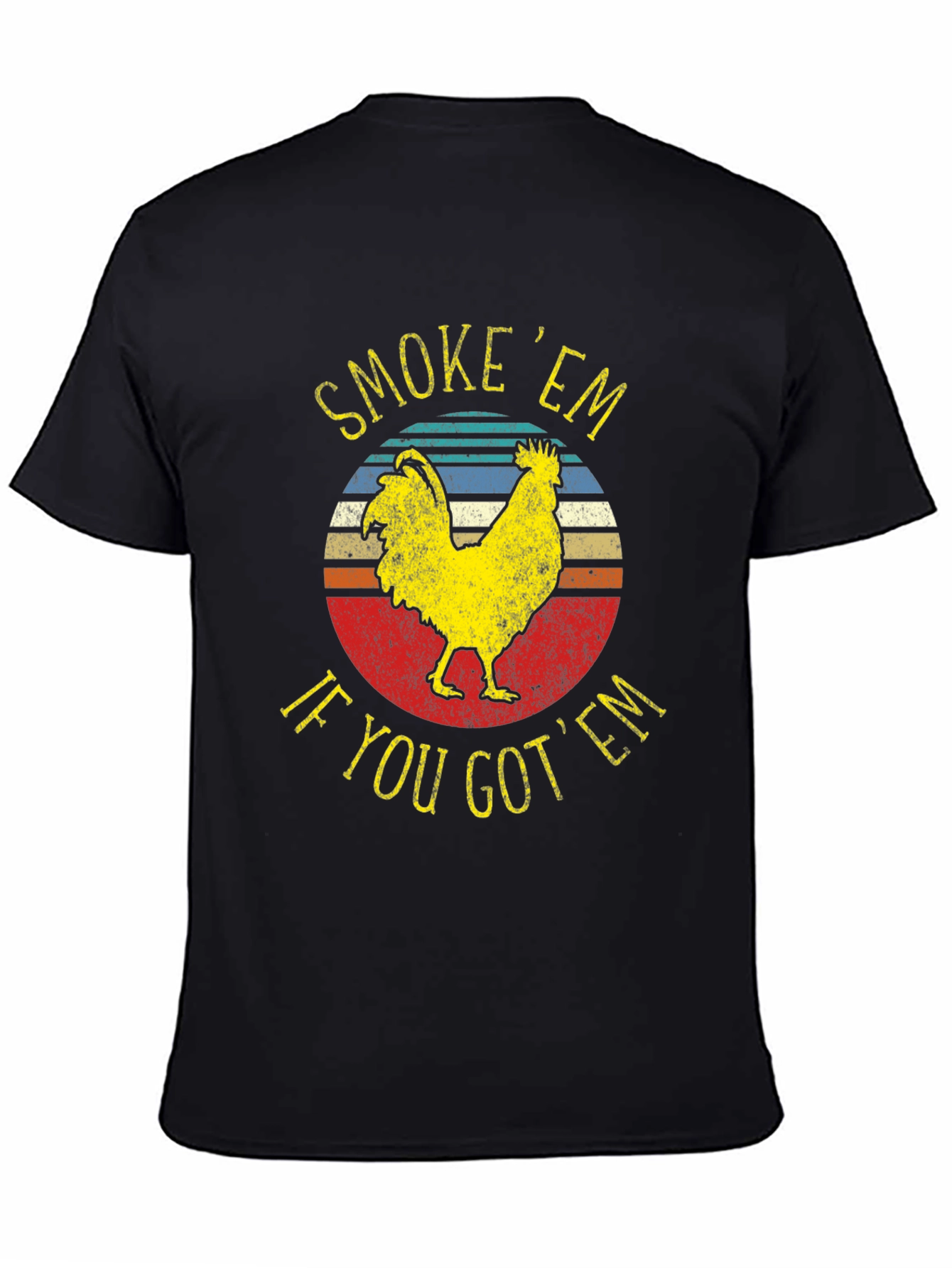 Smoke Em Chicken Graphic T-Shirt