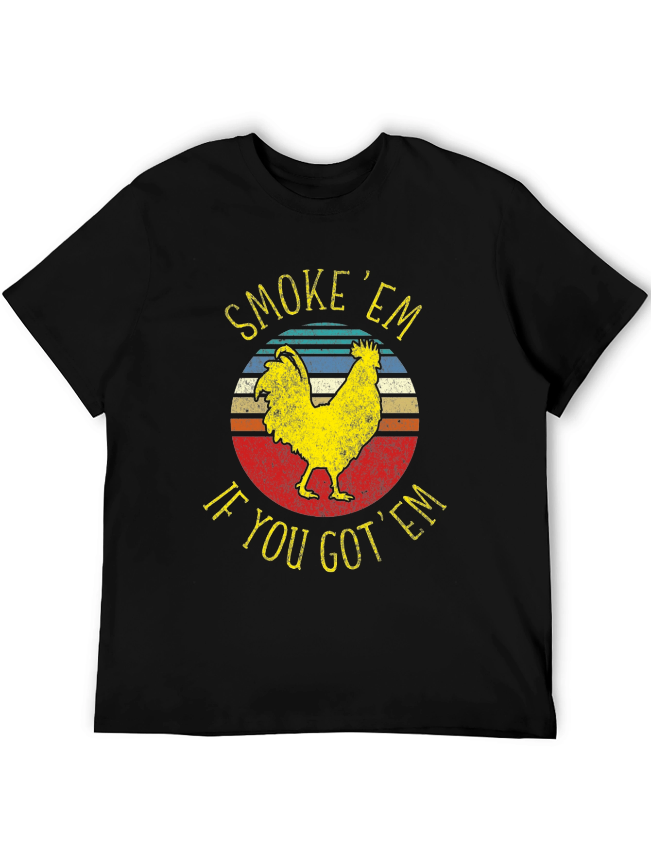 Smoke Em Chicken Graphic T-Shirt