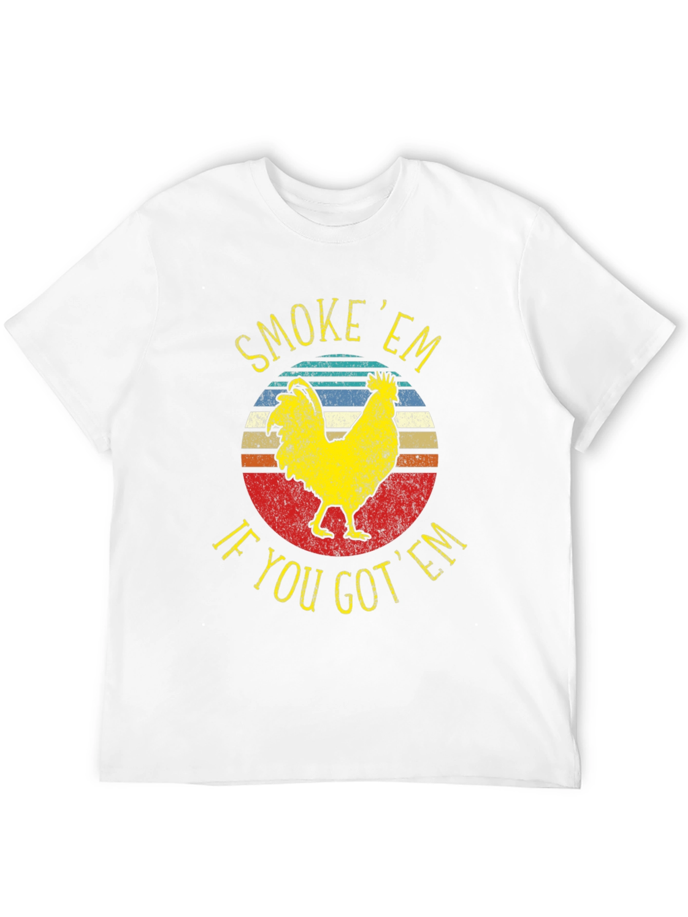 Smoke Em Chicken Graphic T-Shirt