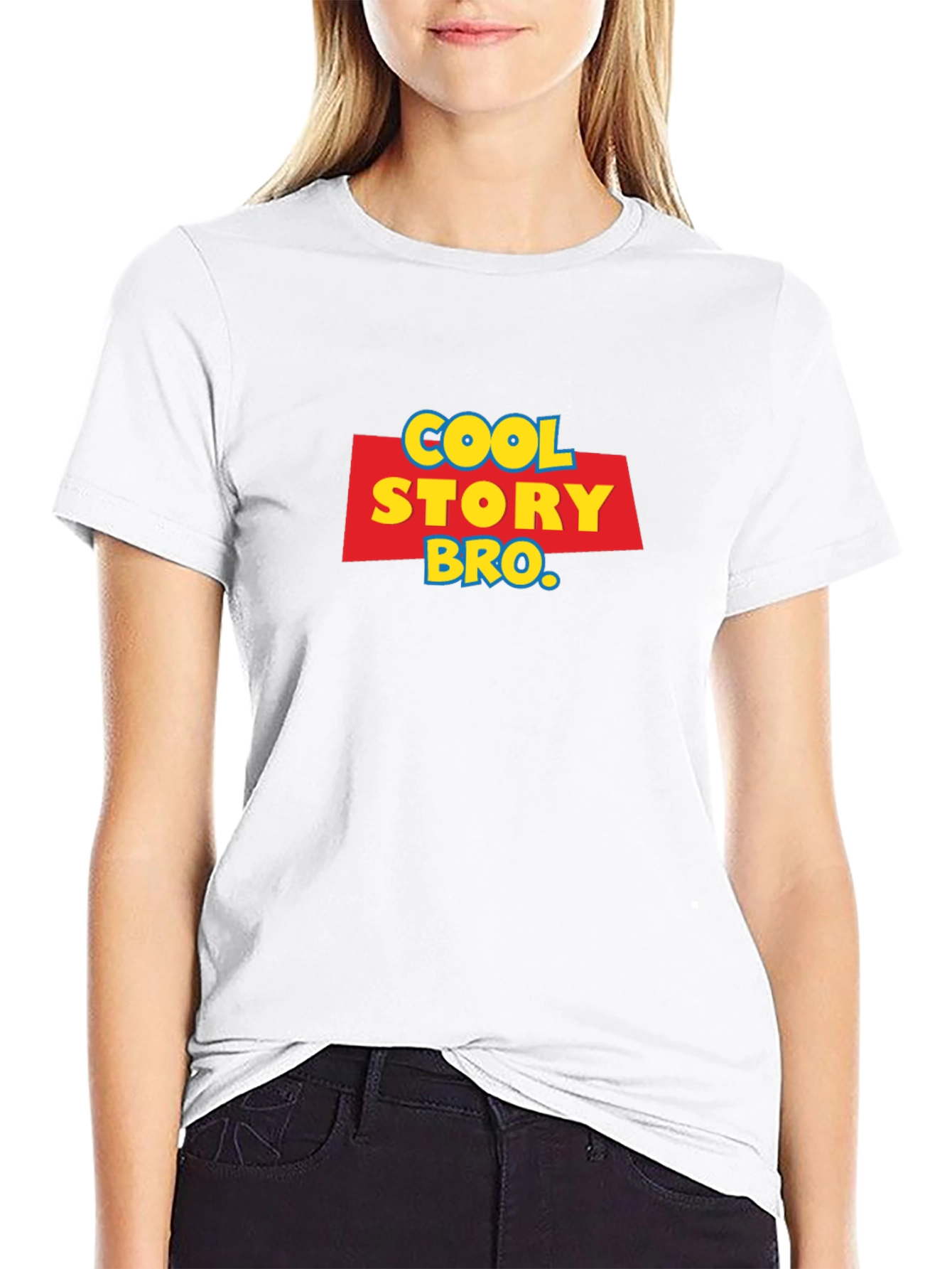 Cool Story Bro Graphic Tee - Black