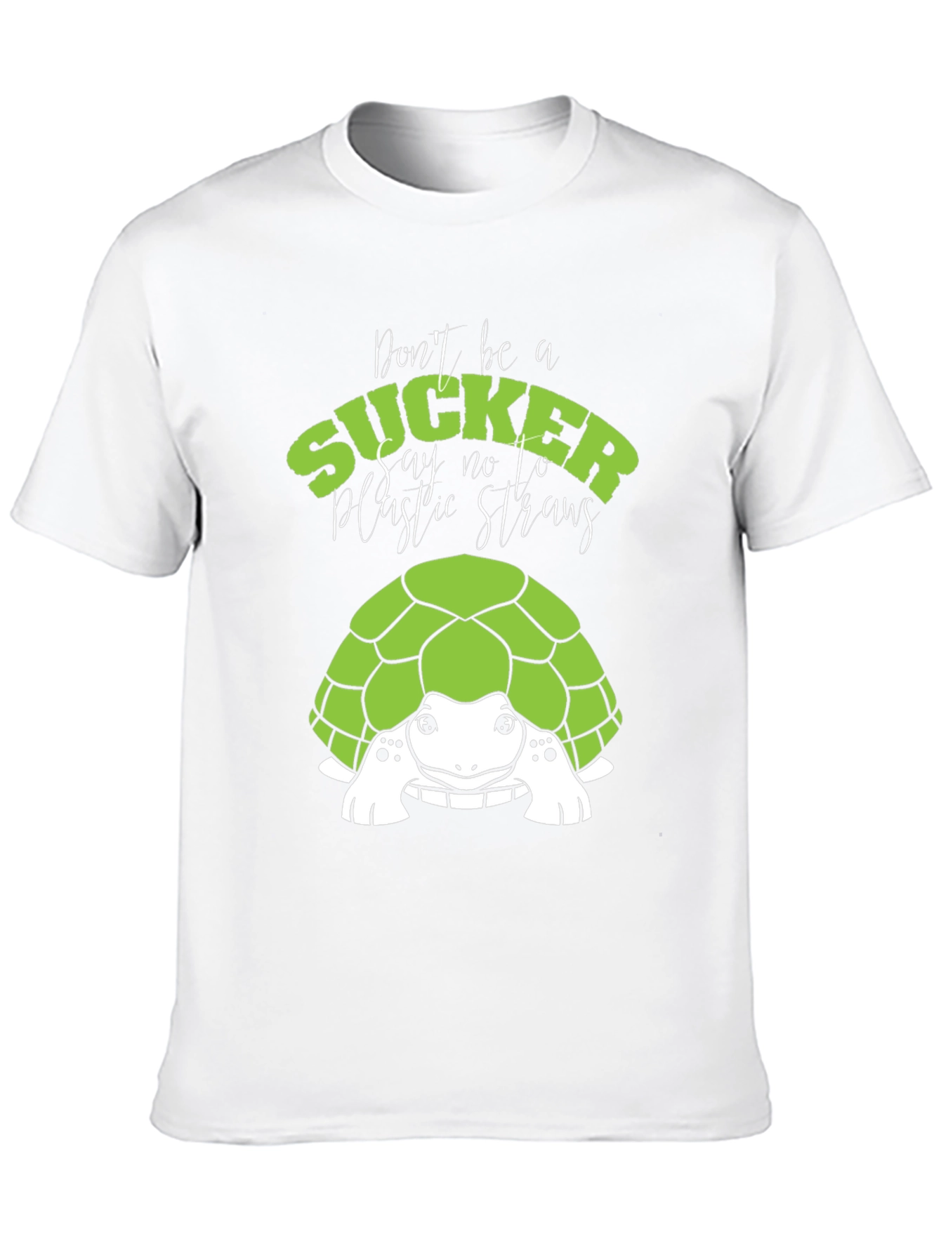 Turtle Say No to Plastic Graphic Tee