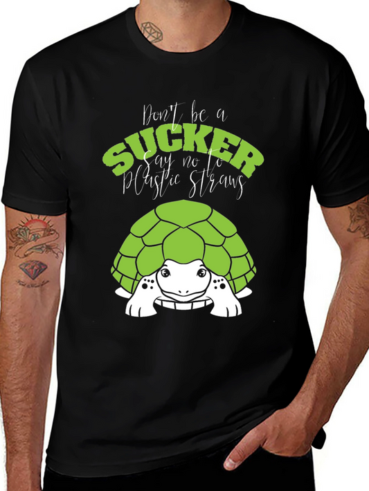 Turtle Say No to Plastic Graphic Tee