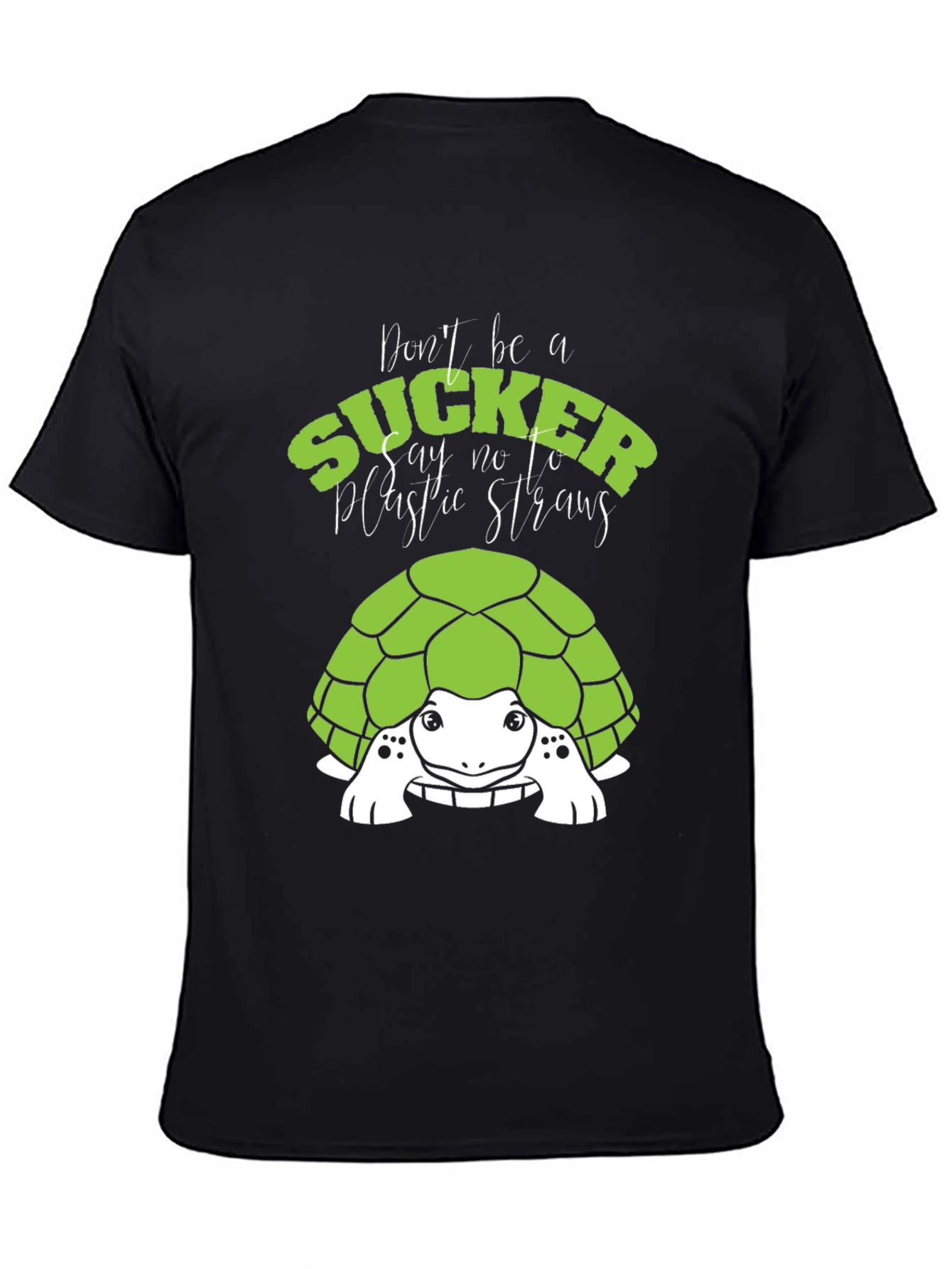 Turtle Say No to Plastic Graphic Tee