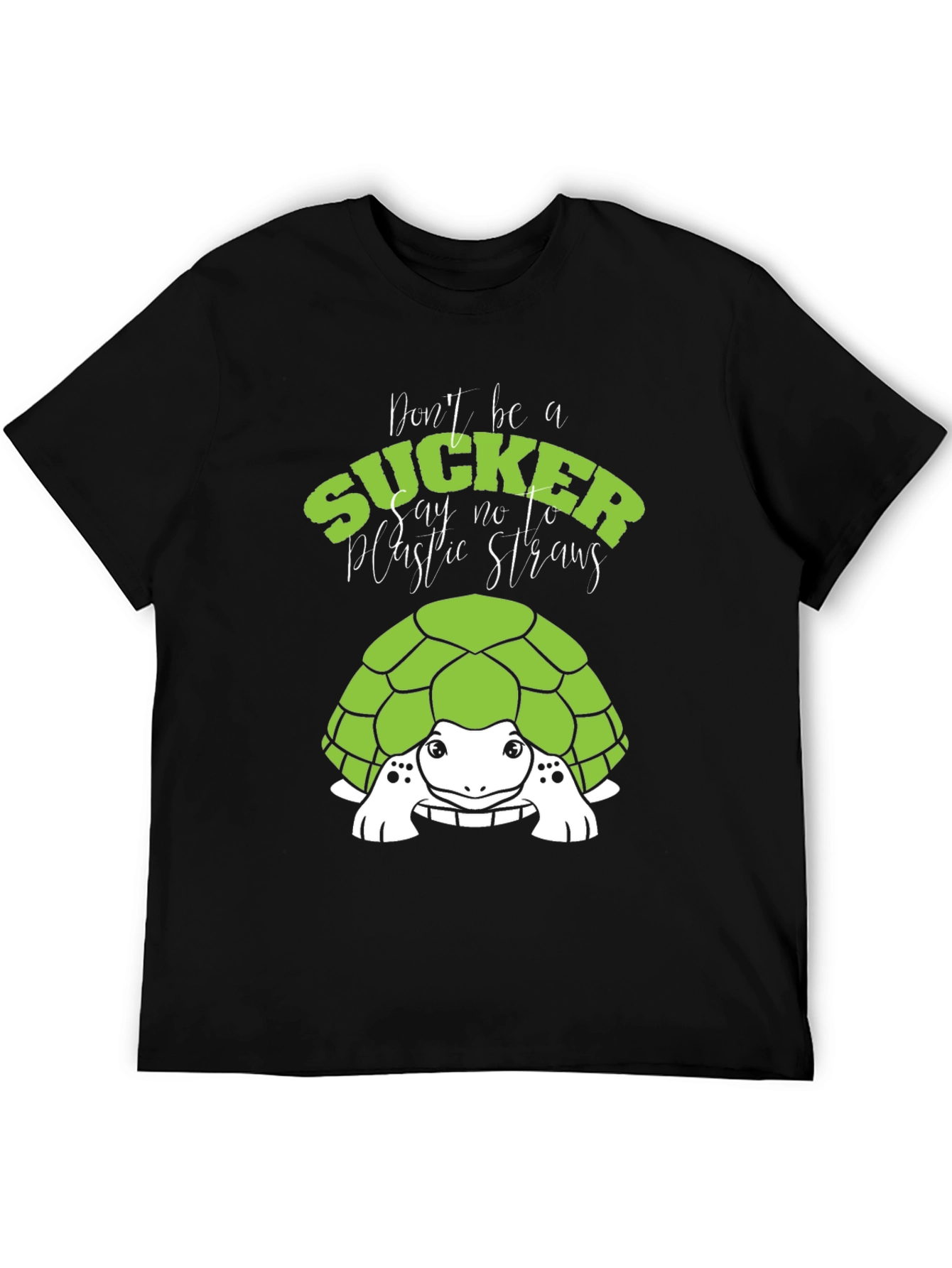 Turtle Say No to Plastic Graphic Tee