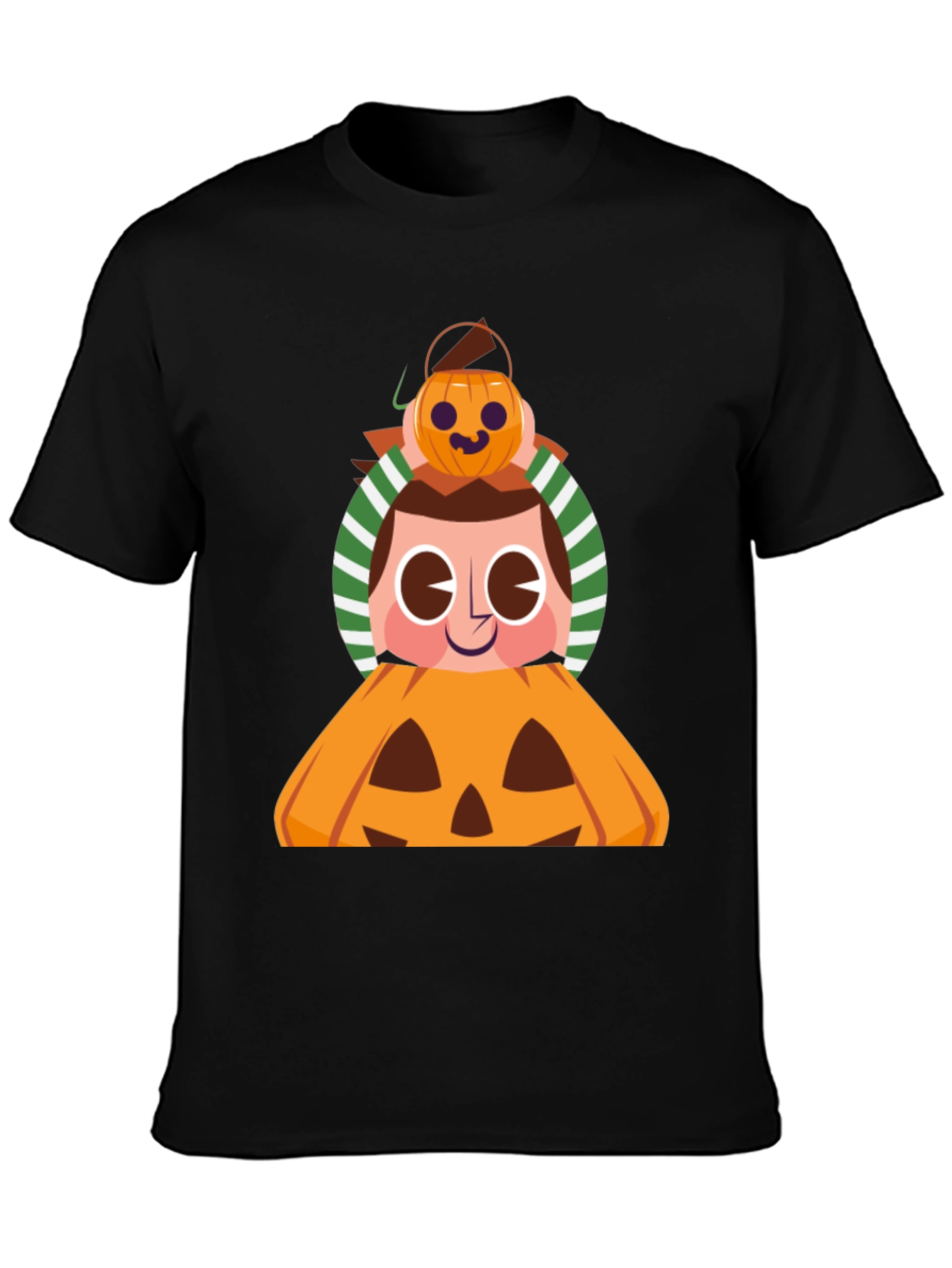 Halloween Pumpkin Boy Graphic Tee