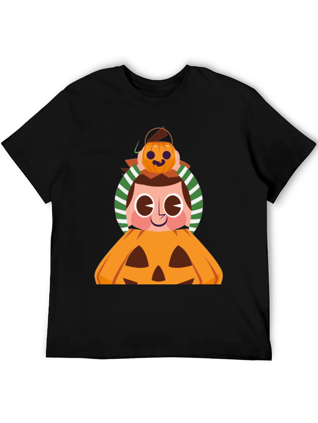 Halloween Pumpkin Boy Graphic Tee