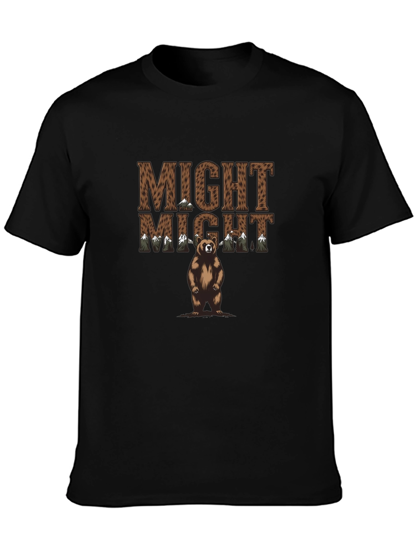 MIGHT MIGHT Bear Graphic T-Shirt