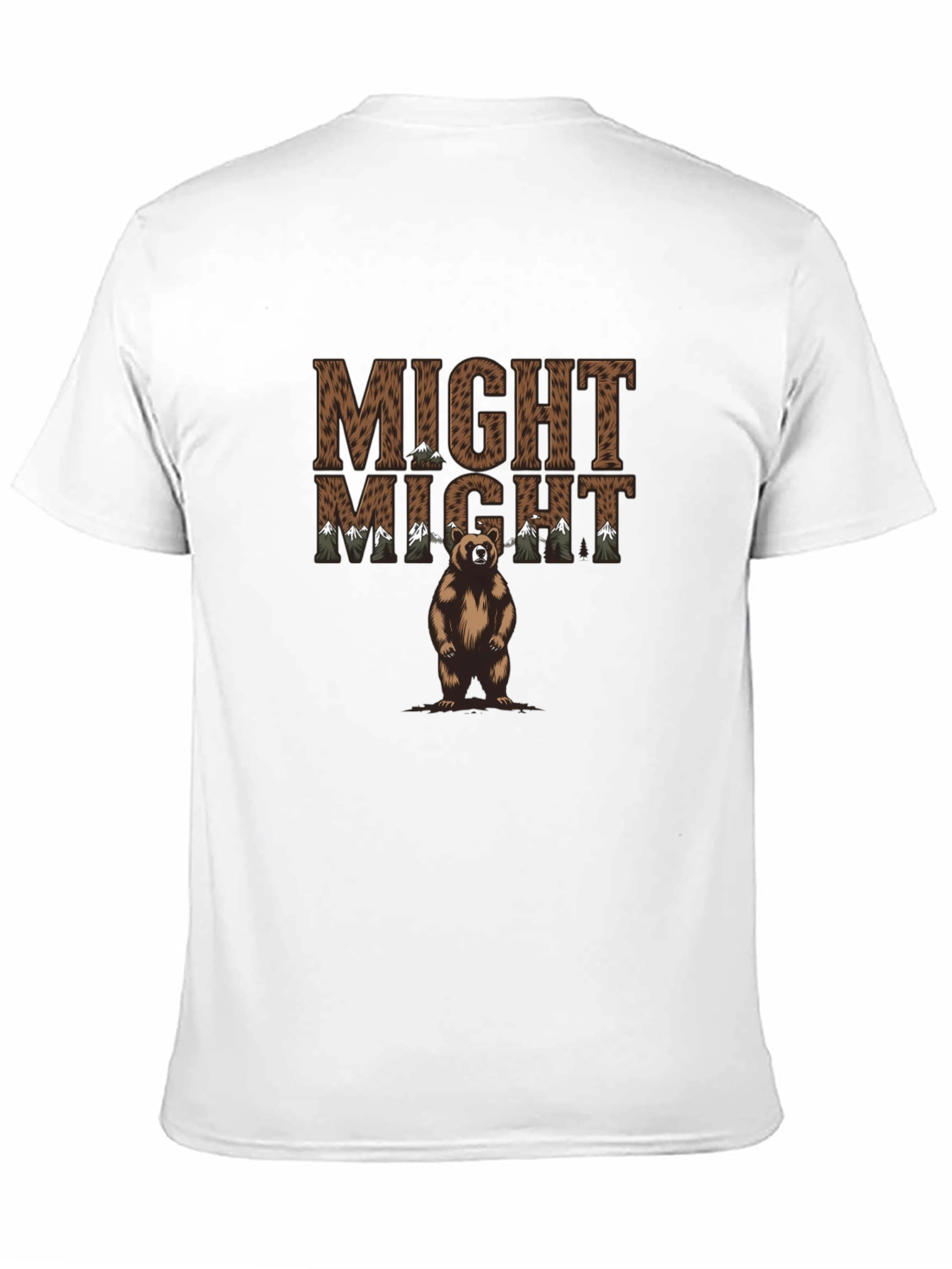 MIGHT MIGHT Bear Graphic T-Shirt