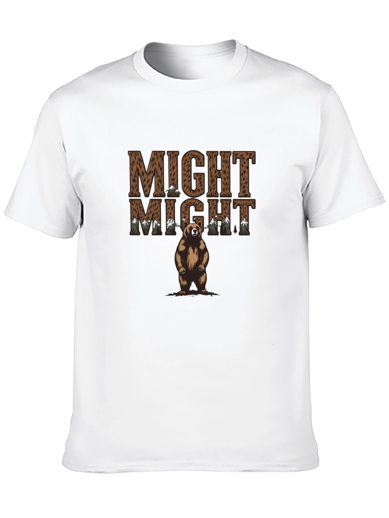 MIGHT MIGHT Bear Graphic T-Shirt