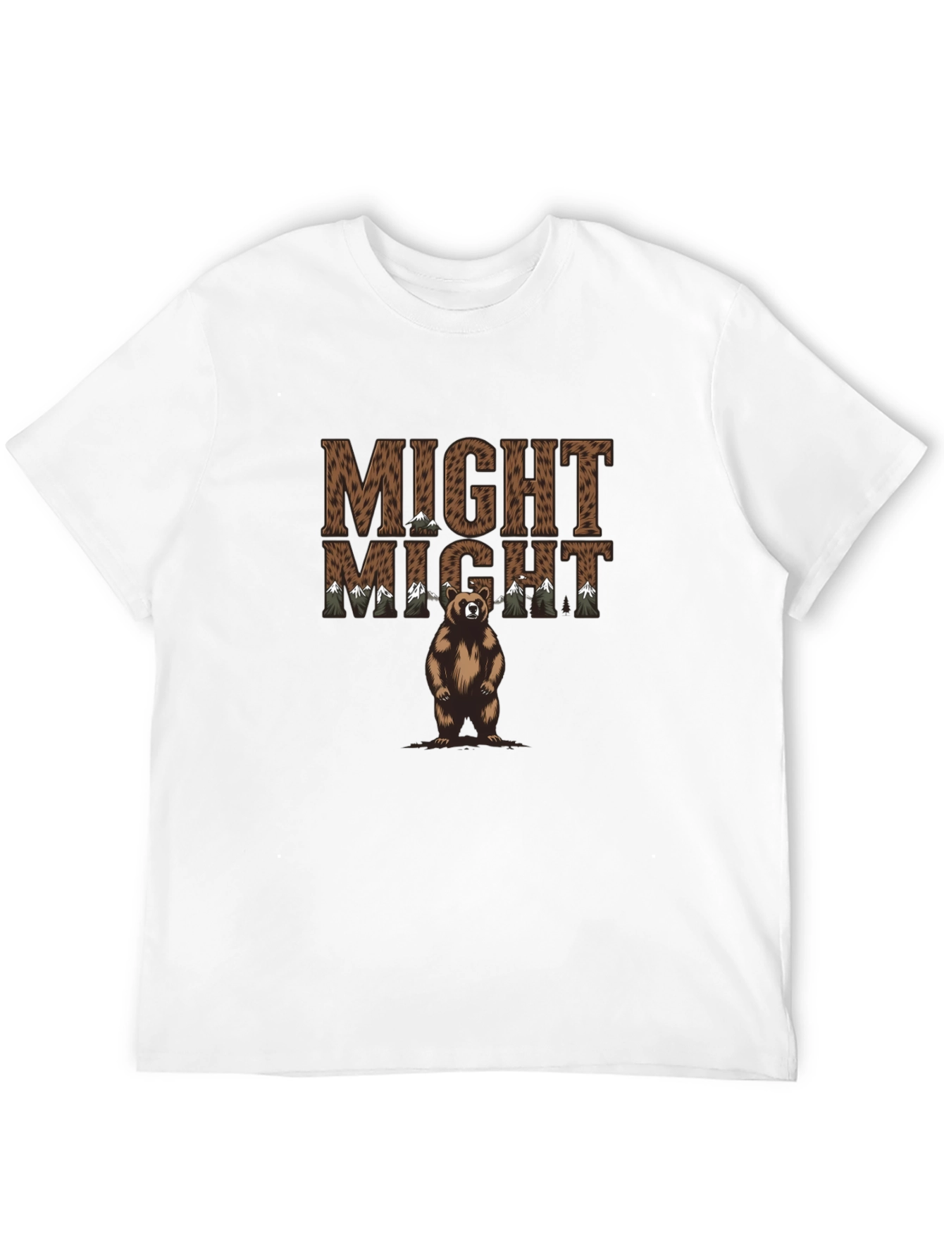 MIGHT MIGHT Bear Graphic T-Shirt