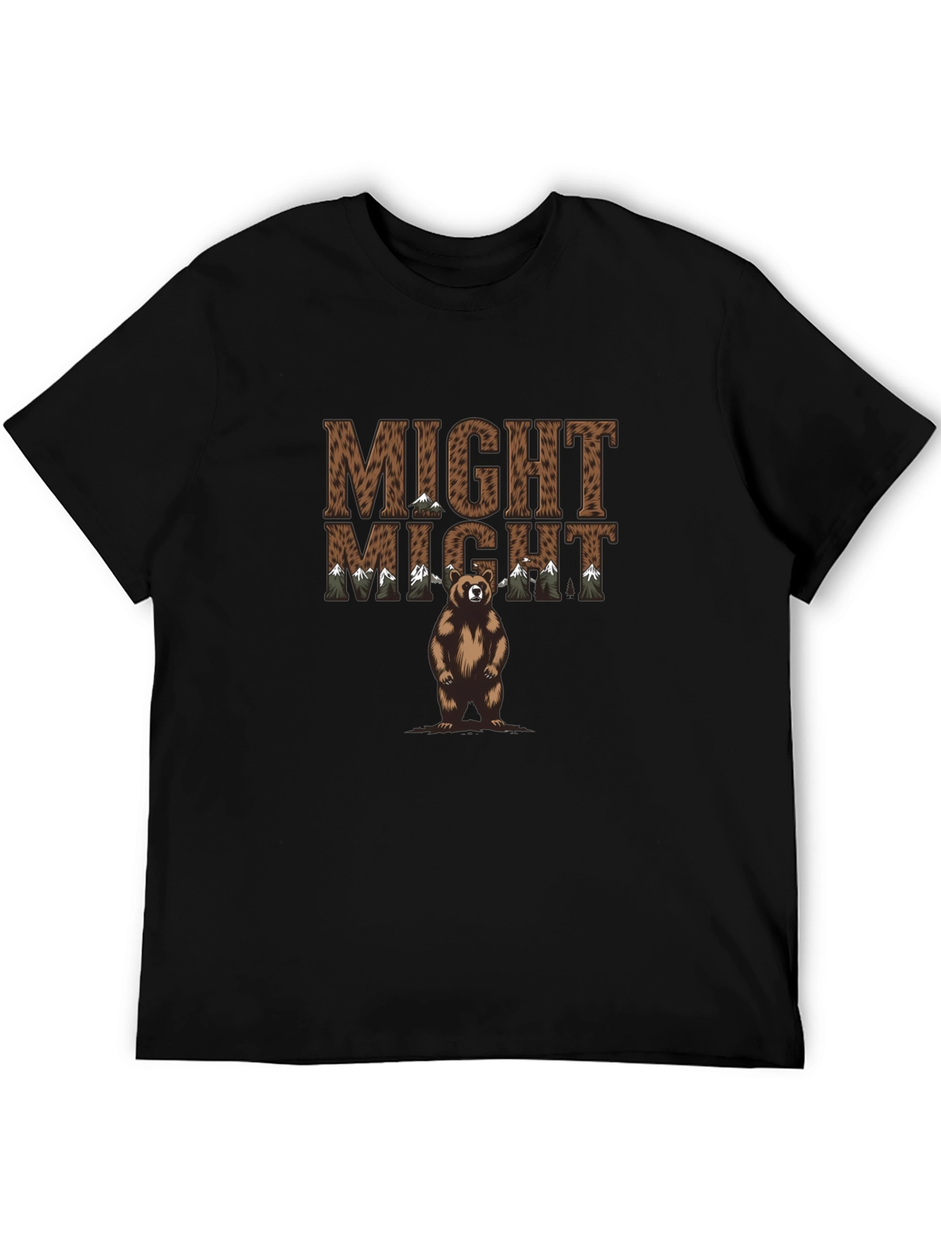 MIGHT MIGHT Bear Graphic T-Shirt