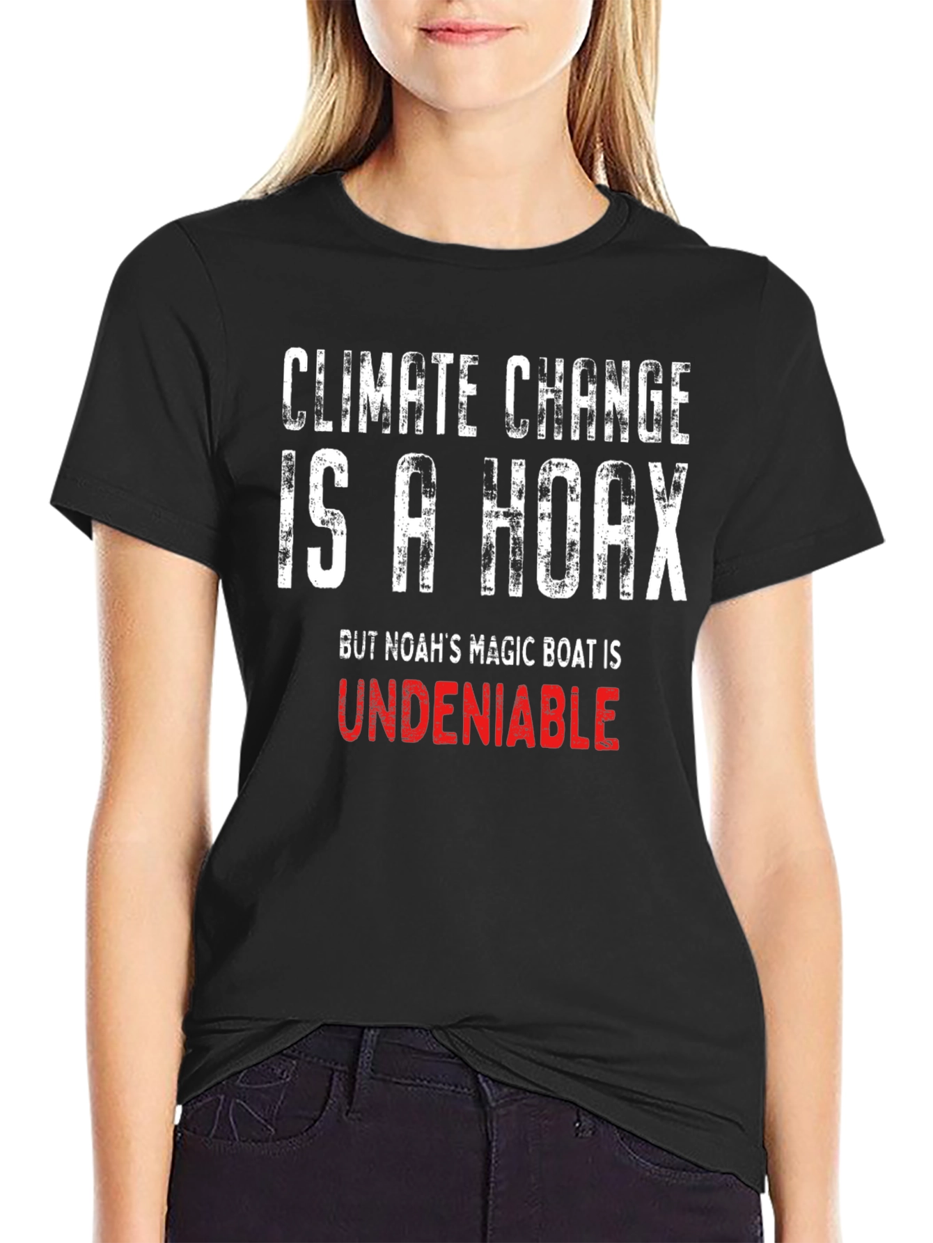 Climate Change Hoax T-Shirt - Funny Sarcastic Tee