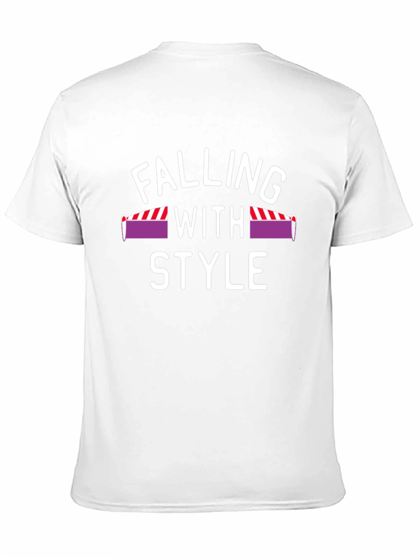 Falling With Style Mens Black T-Shirt