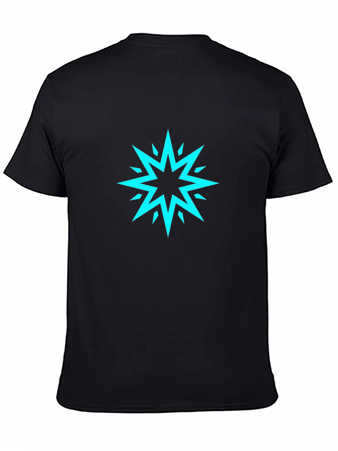 Star Burst Graphic Black T-Shirt