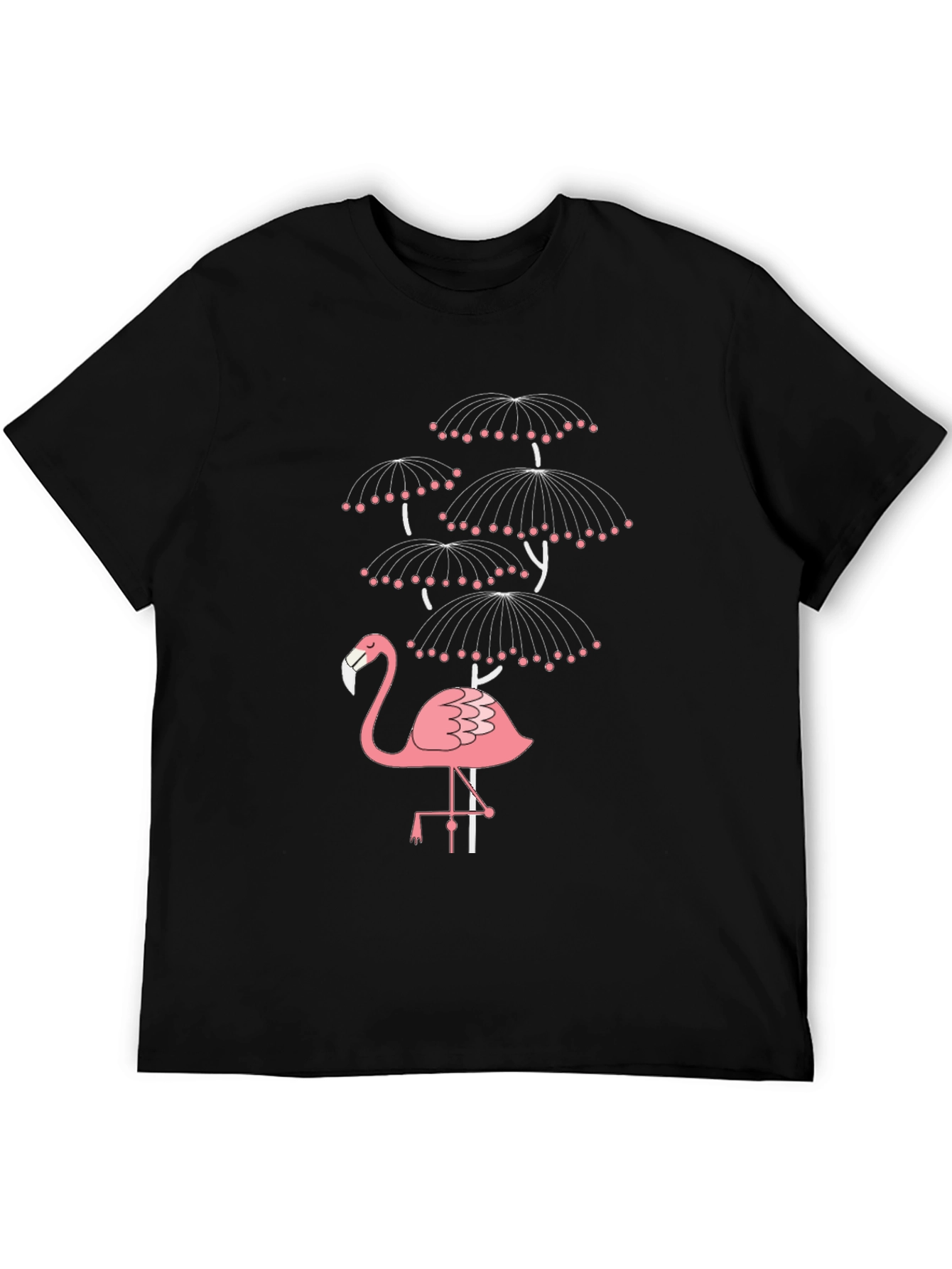 Flamingo Graphic Print T-Shirt