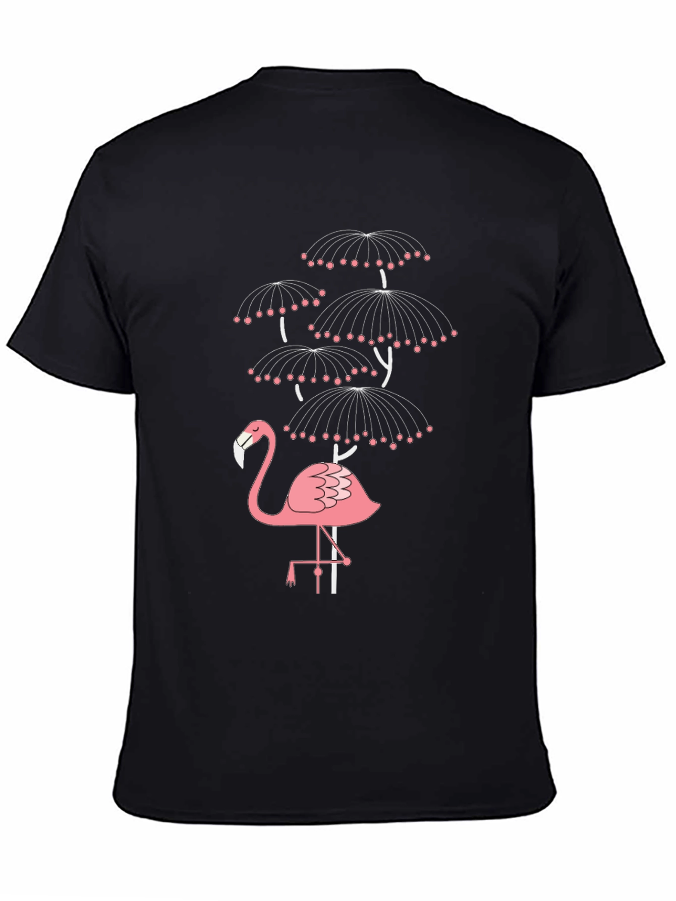 Flamingo Graphic Print T-Shirt