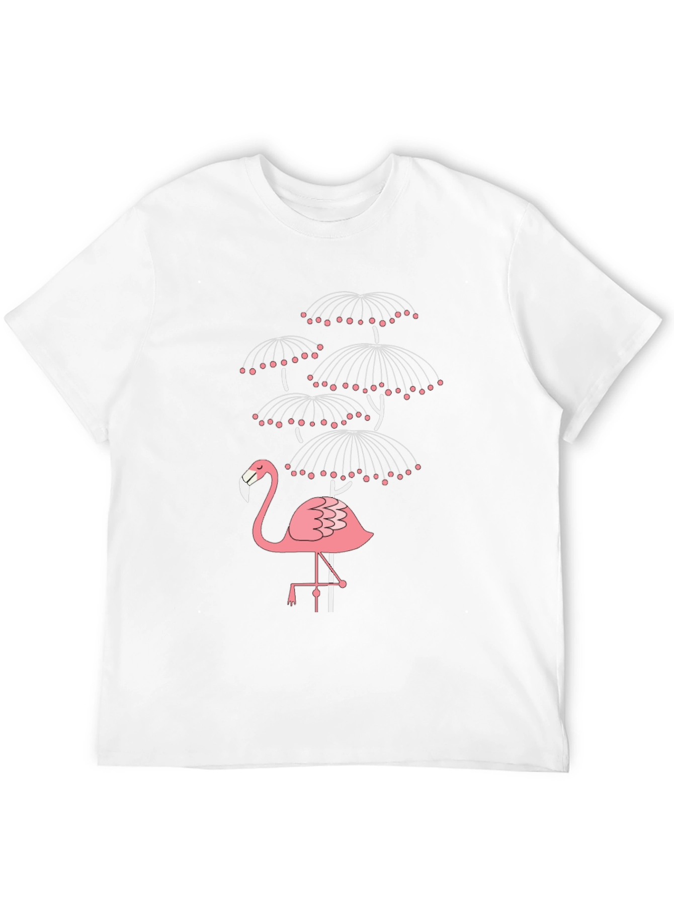 Flamingo Graphic Print T-Shirt
