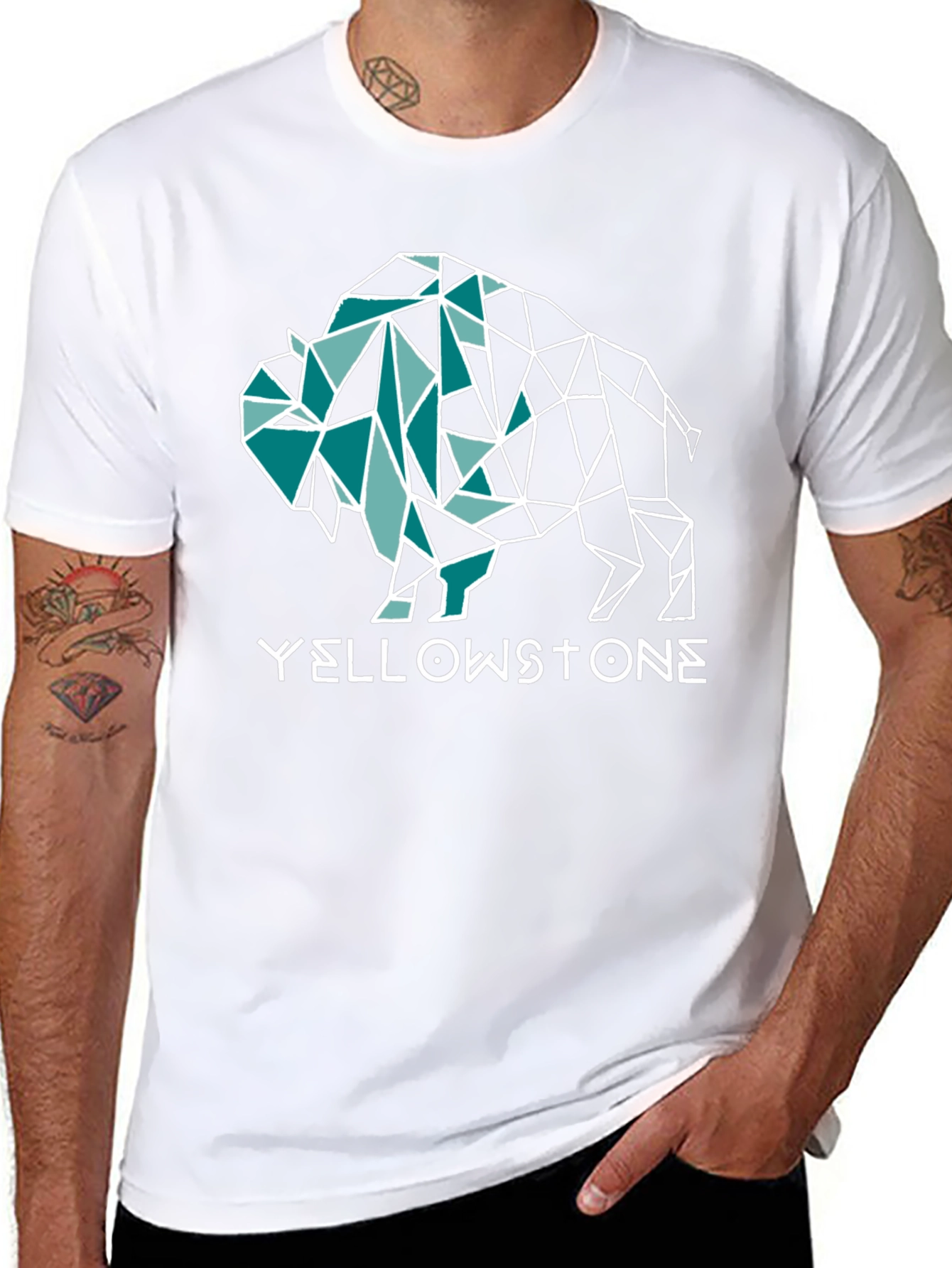 Yellowstone Bison Graphic T-Shirt