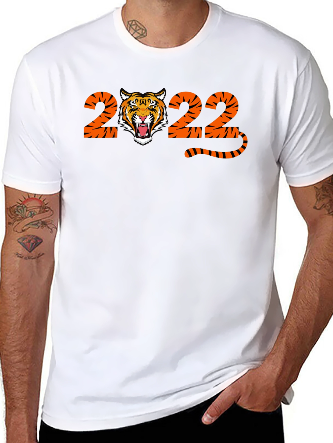 Tiger 2022 Graphic Print Tee