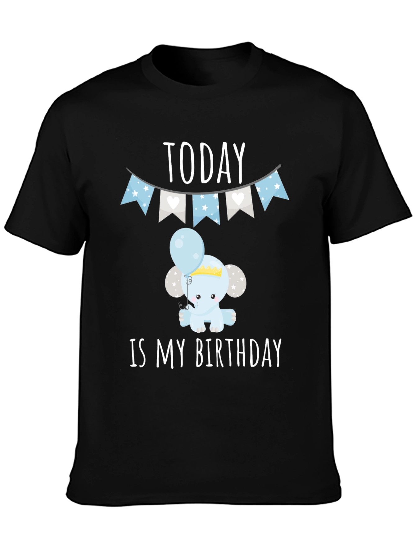 Birthday Elephant Tee - Today is My Birthday!