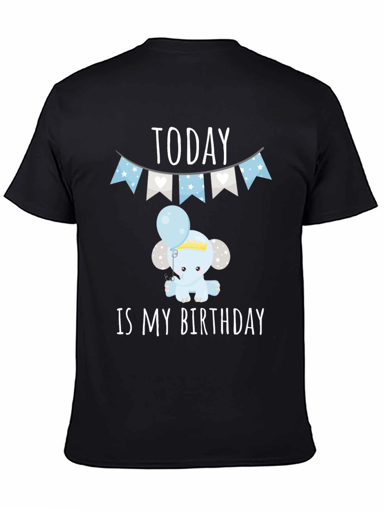 Birthday Elephant Tee - Today is My Birthday!