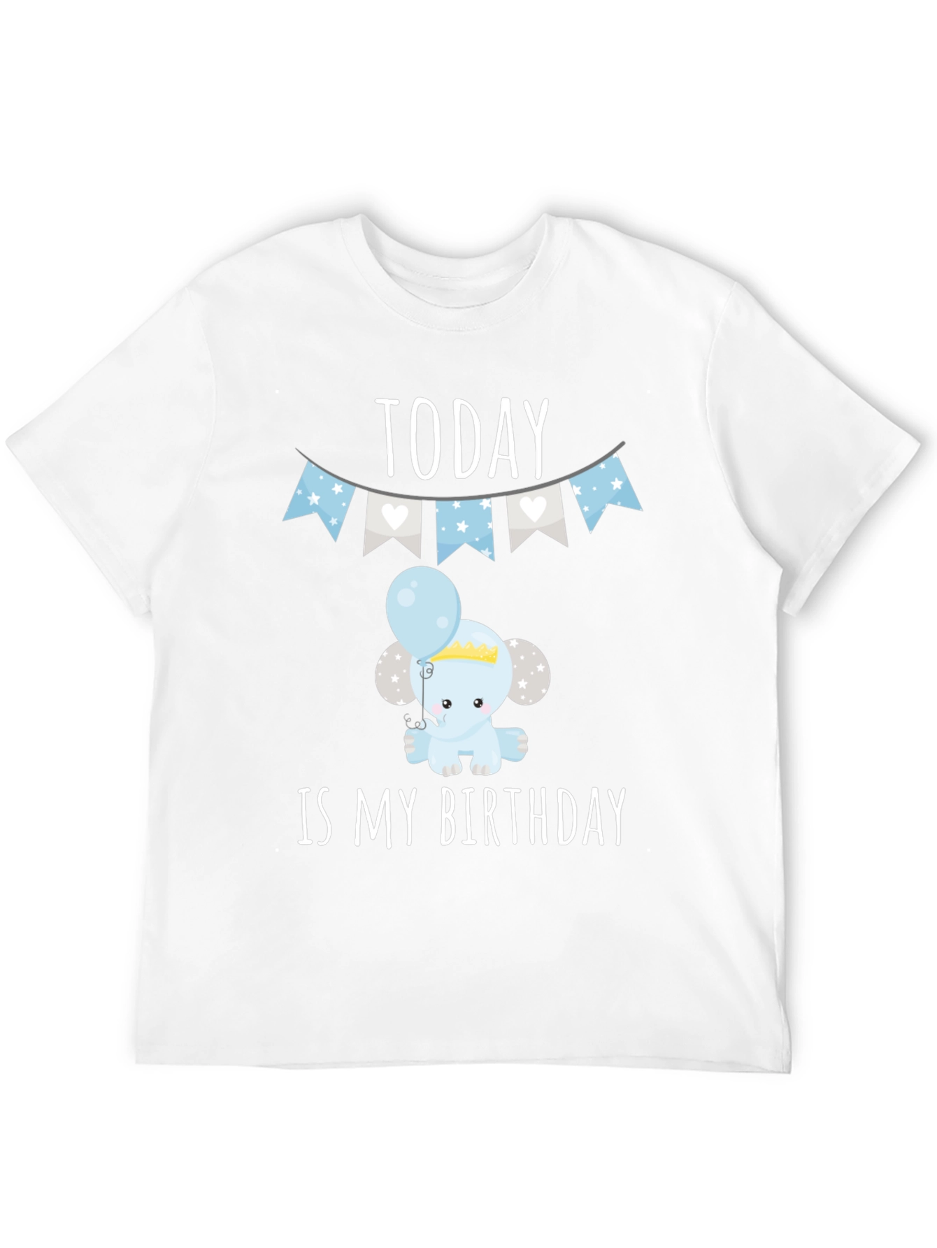 Birthday Elephant Tee - Today is My Birthday!