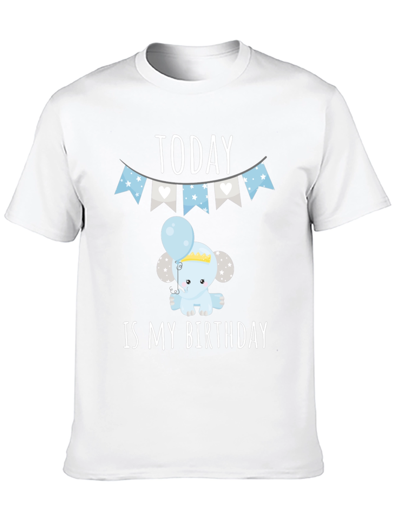 Birthday Elephant Tee - Today is My Birthday!