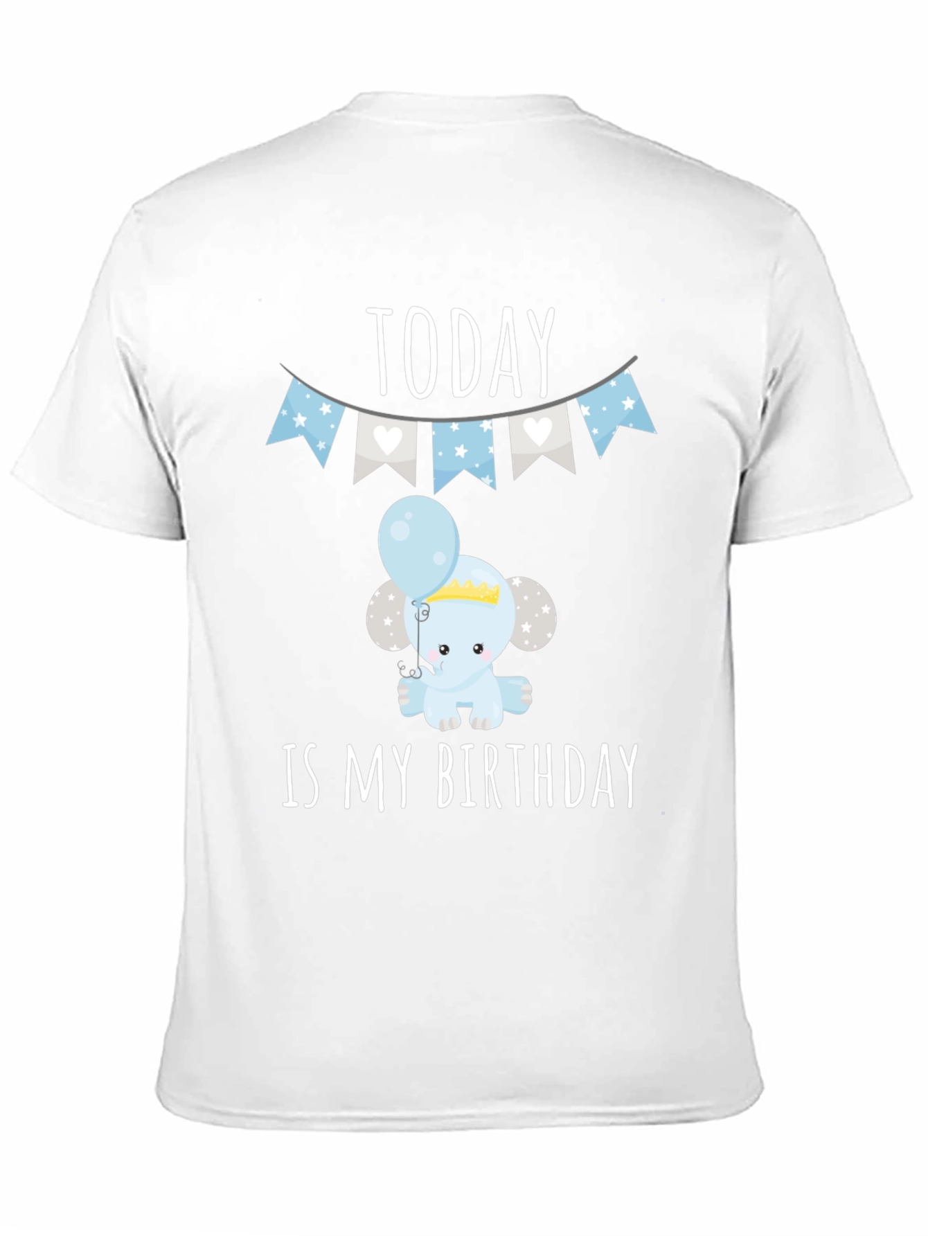 Birthday Elephant Tee - Today is My Birthday!