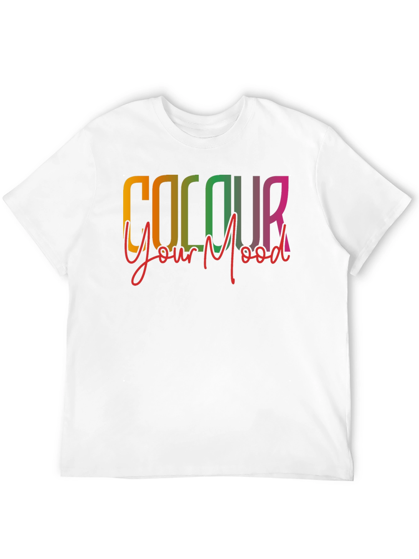 Colour Your Mood Black T-Shirt