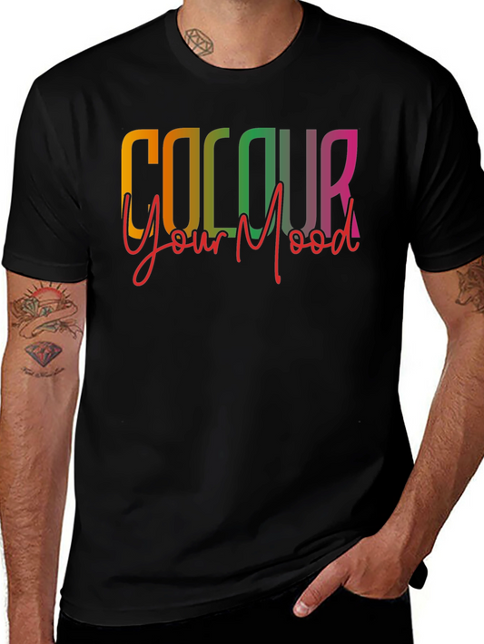Colour Your Mood Black T-Shirt