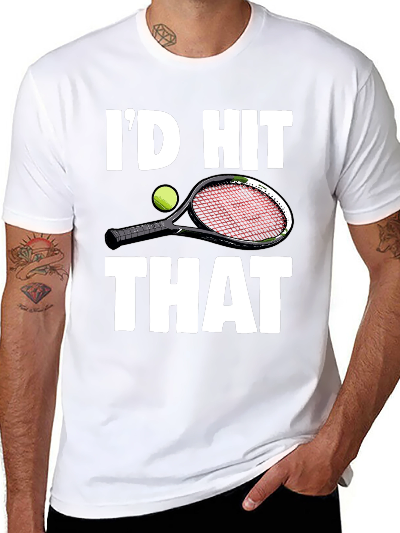 Id Hit That Tennis T-Shirt