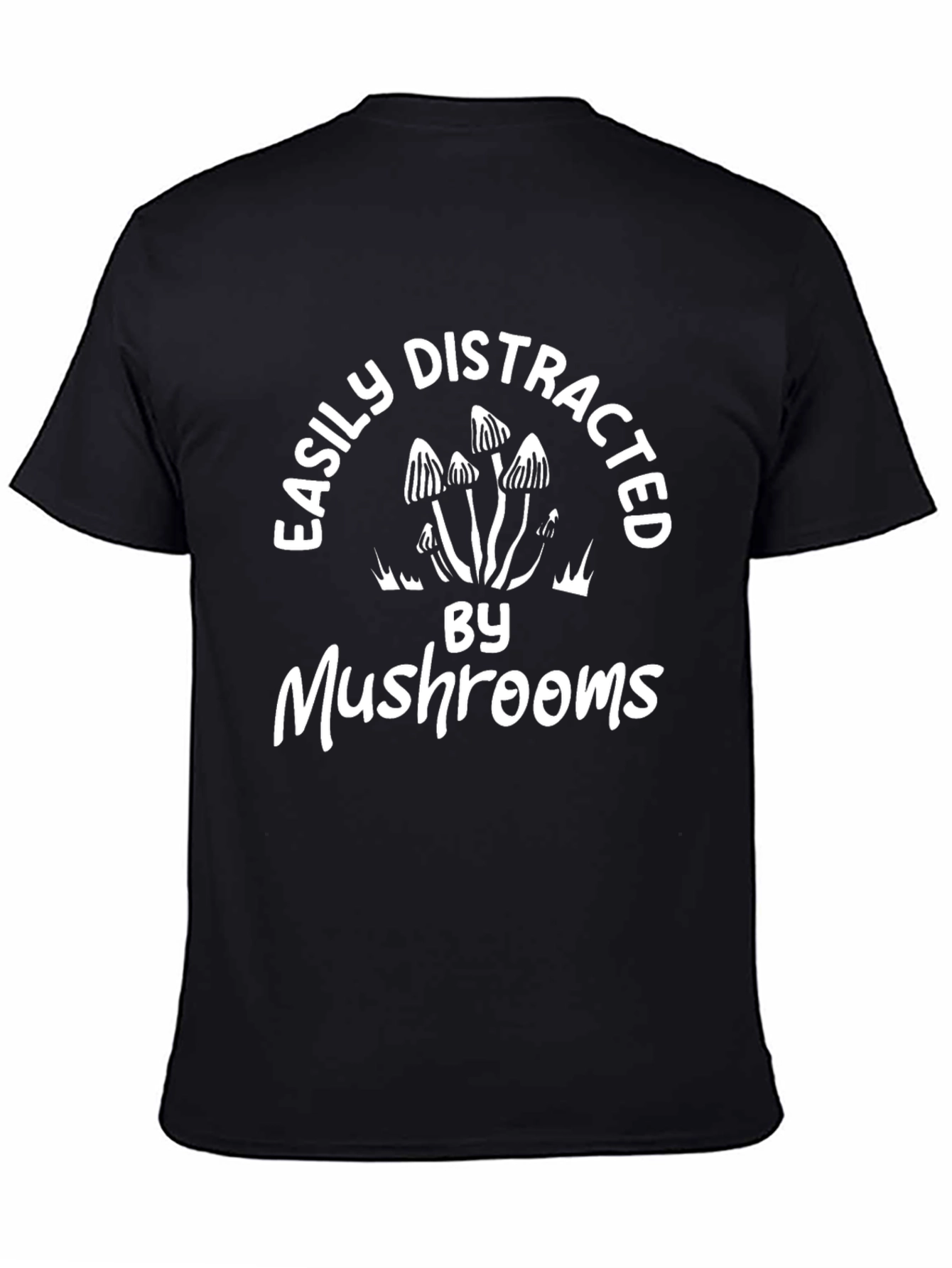 Easily Distracted By Mushrooms Graphic Tee