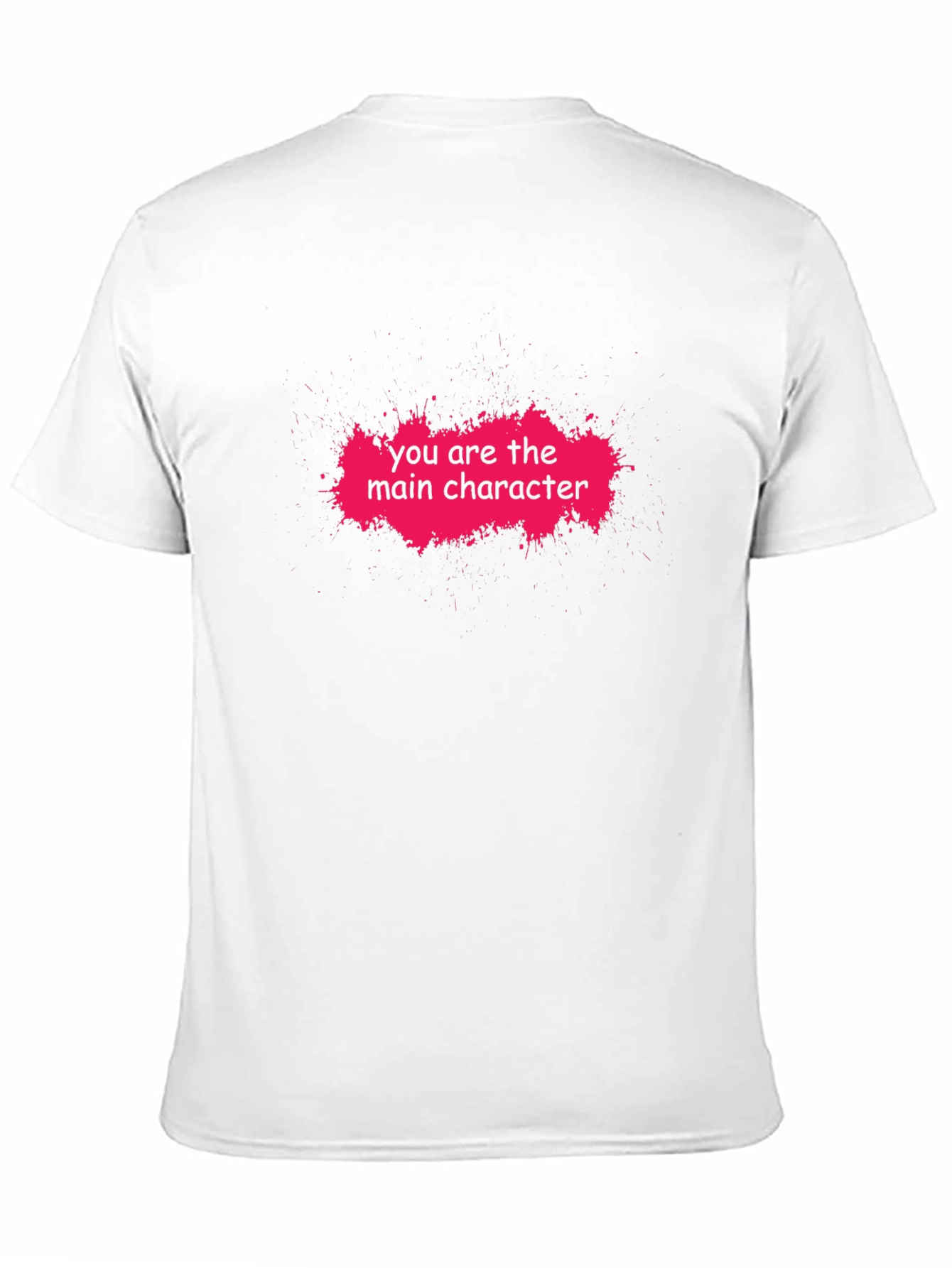 Main Character Graphic Tee - Trendy Black T-Shirt