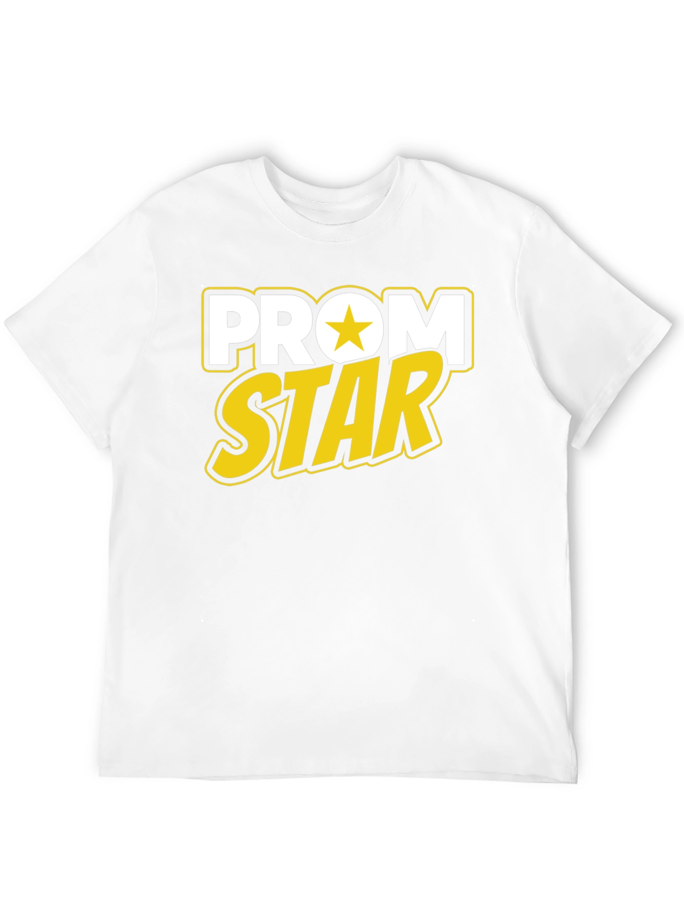 Prom Star Graphic Tee - Black Cotton T-Shirt