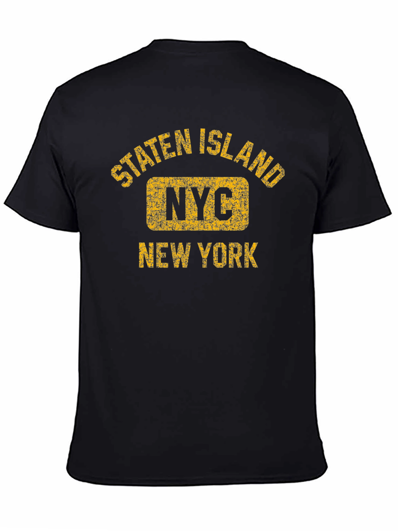 Staten Island NYC Black T-Shirt