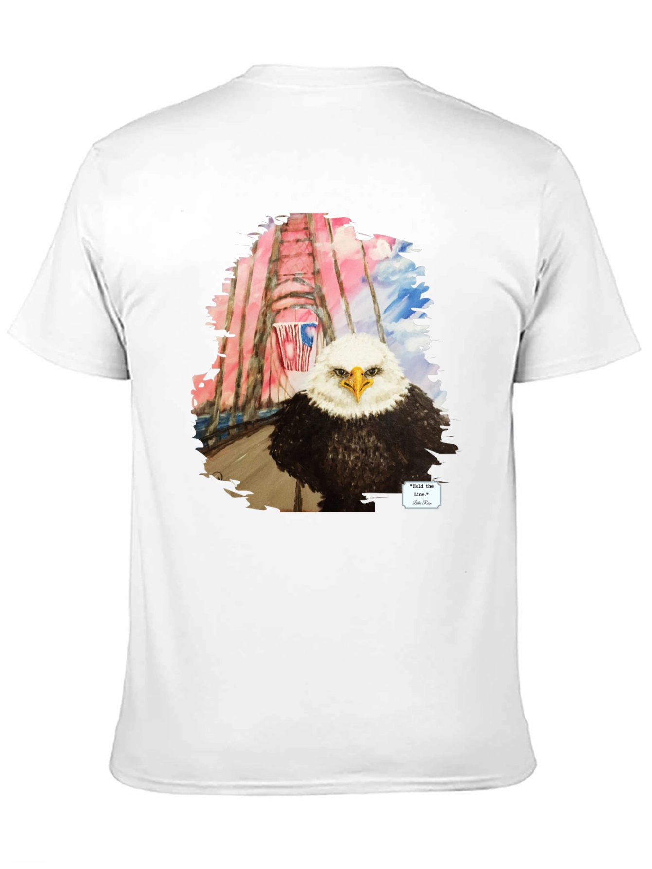 Bald Eagle Graphic Tee - Patriotic USA T-Shirt