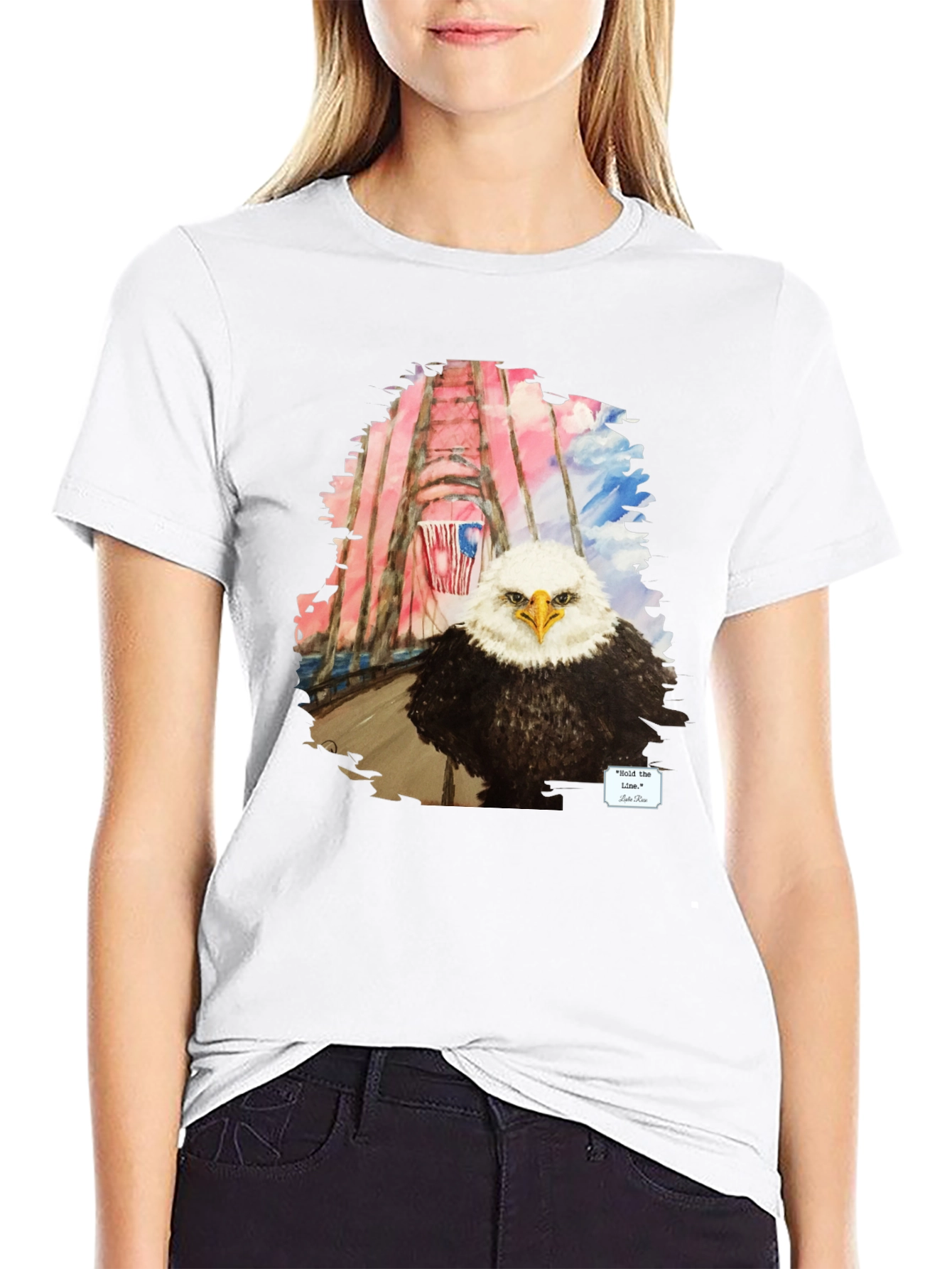 Bald Eagle Graphic Tee - Patriotic USA T-Shirt