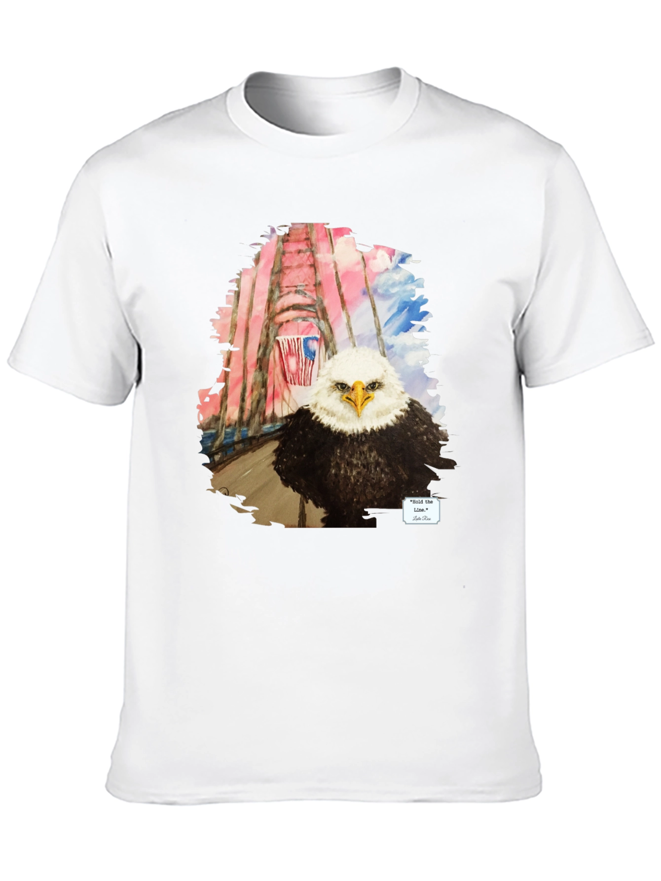 Bald Eagle Graphic Tee - Patriotic USA T-Shirt