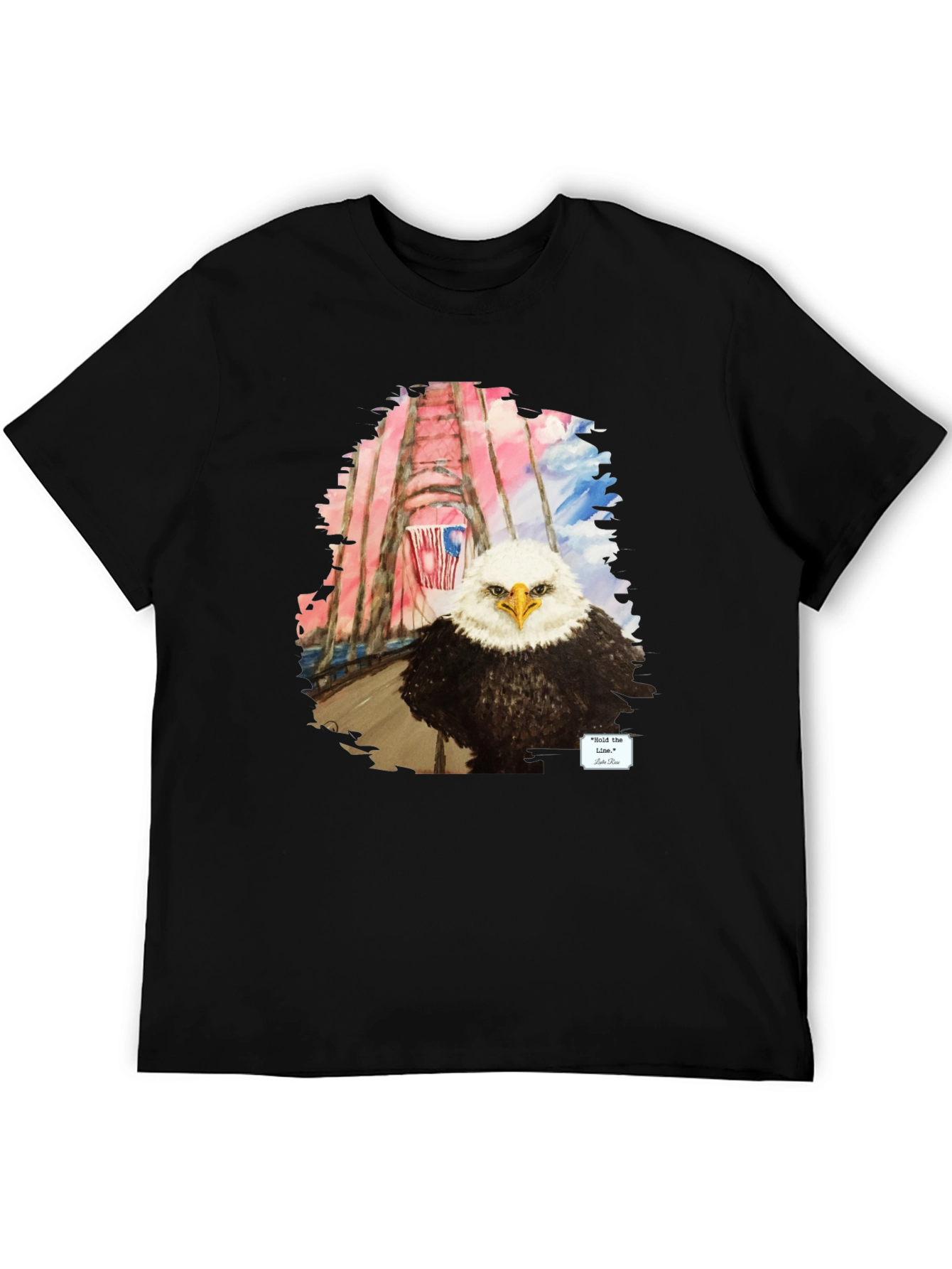 Bald Eagle Graphic Tee - Patriotic USA T-Shirt