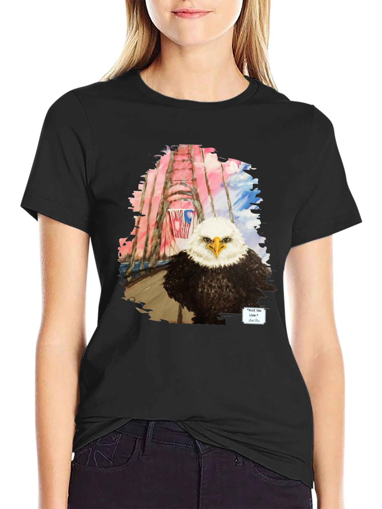 Bald Eagle Graphic Tee - Patriotic USA T-Shirt