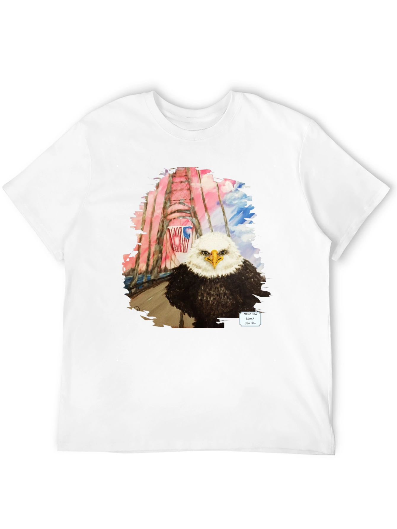 Bald Eagle Graphic Tee - Patriotic USA T-Shirt